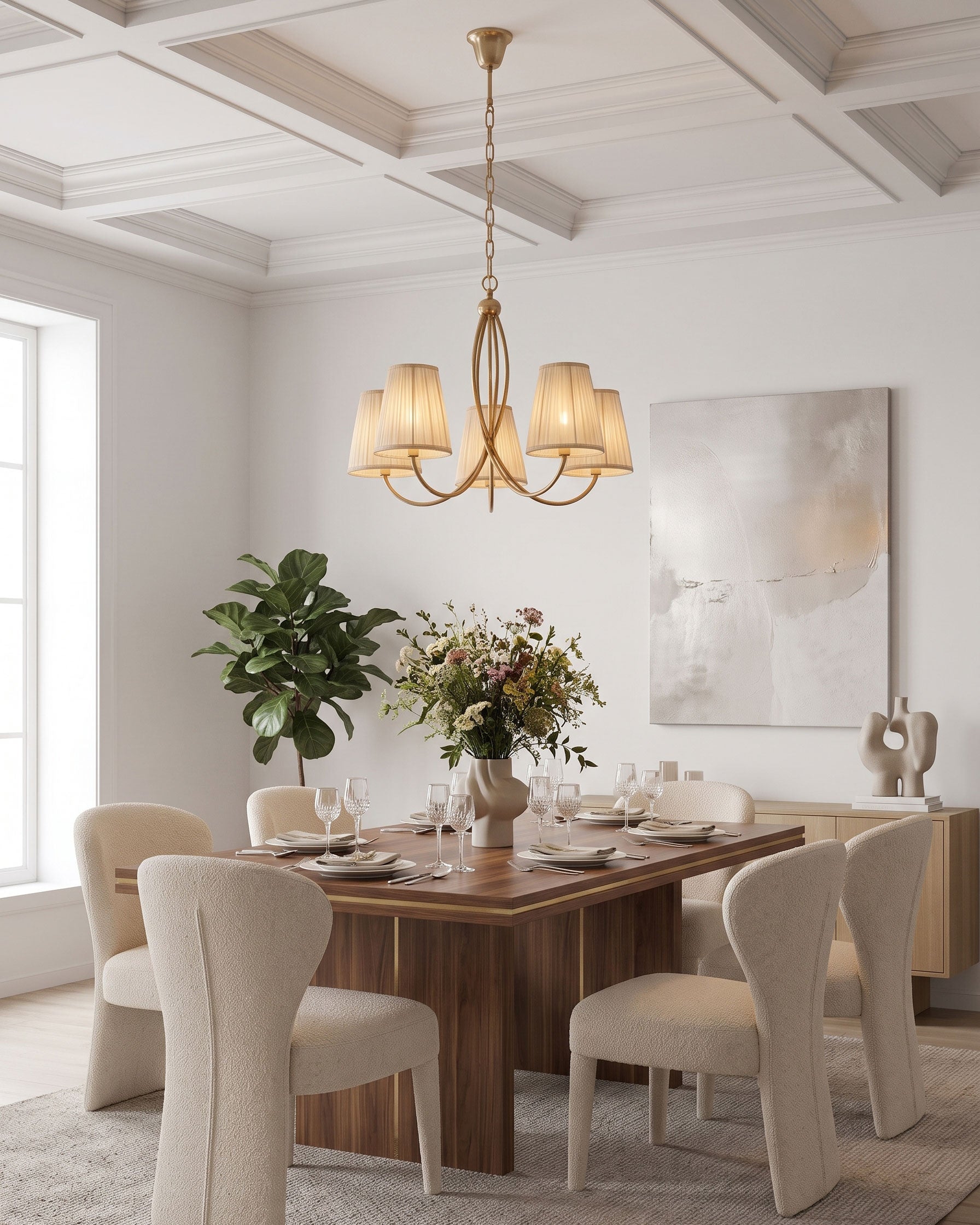 Sinclair Tapered Shade Chandelier