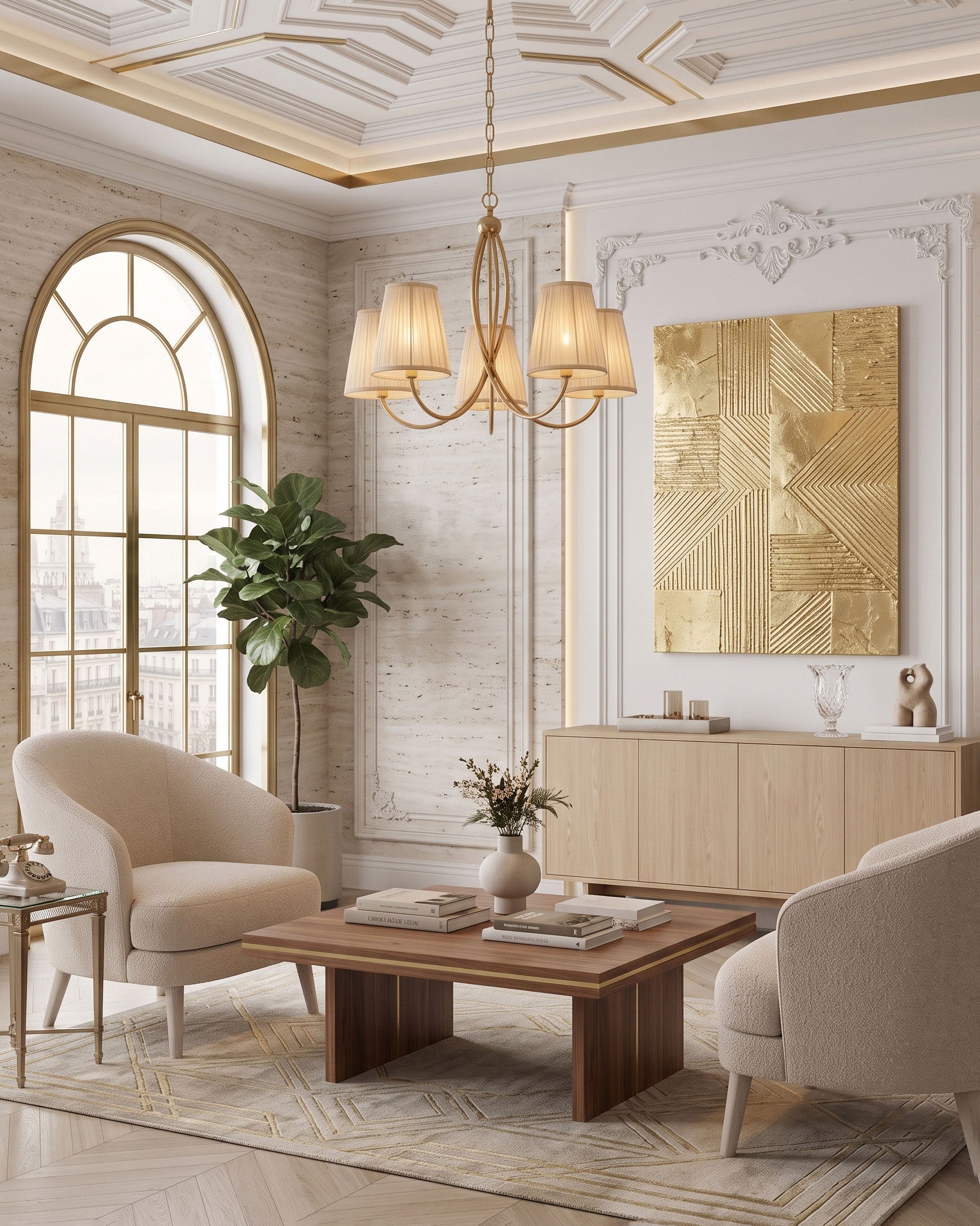 Sinclair Tapered Shade Chandelier