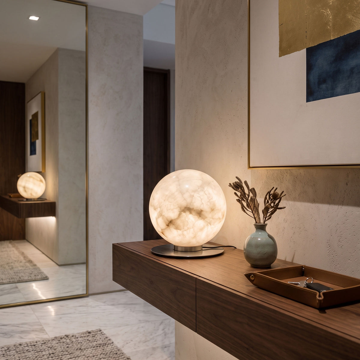 Sloane Alabaster Table Lamp