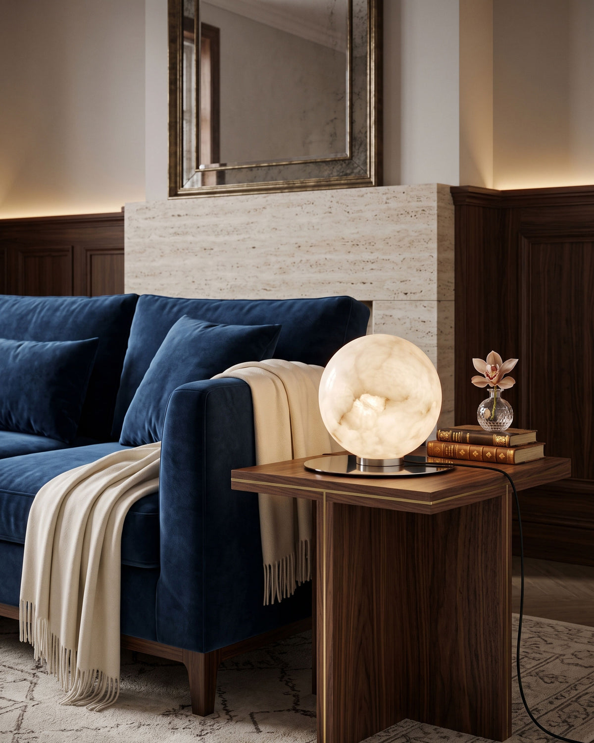Sloane Alabaster Table Lamp