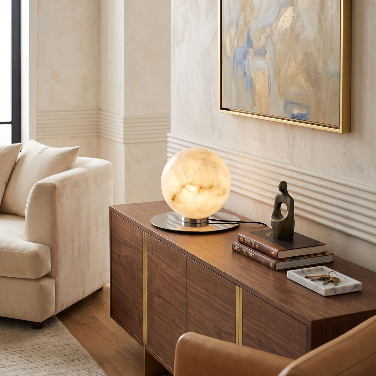 Sloane Alabaster Table Lamp
