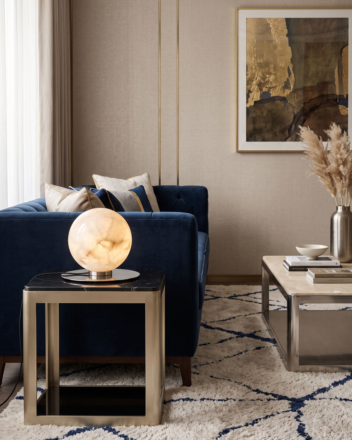 Sloane Alabaster Table Lamp