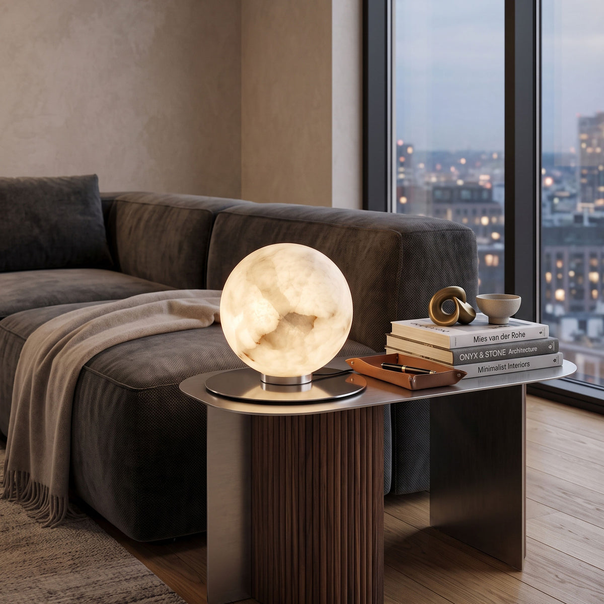 Sloane Alabaster Table Lamp
