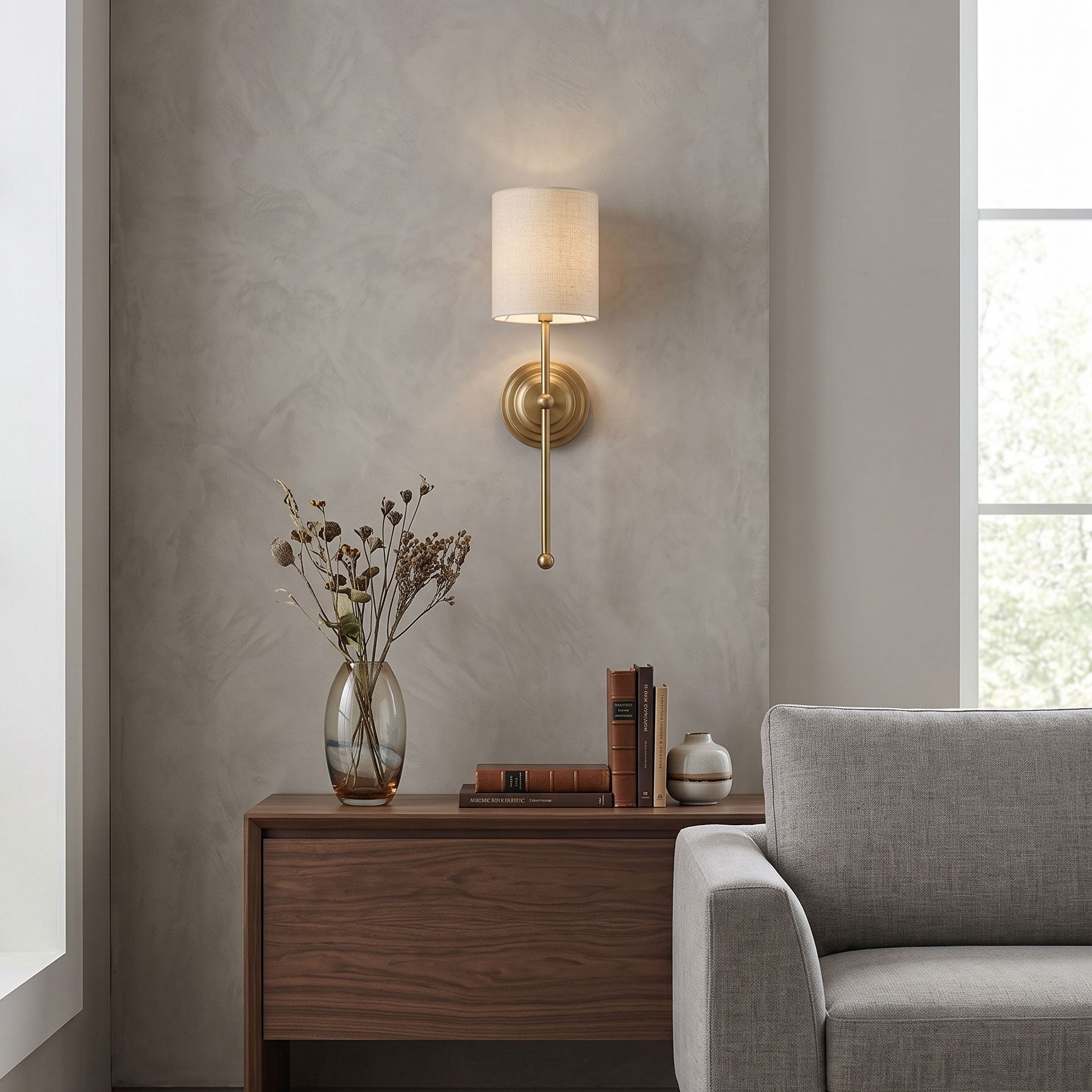 Sterling Tail Wall Sconce