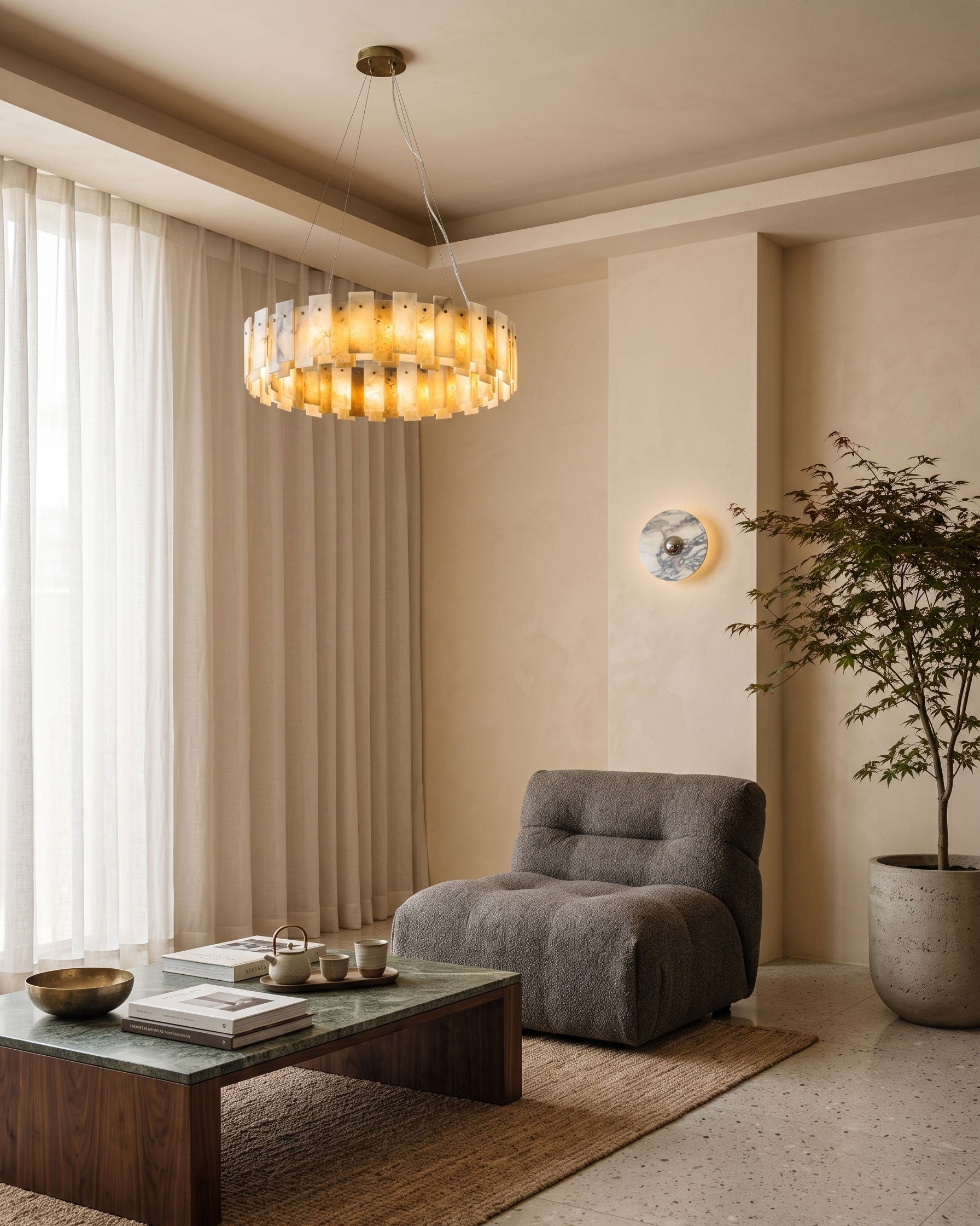 Sylvan Alabaster Chandelier