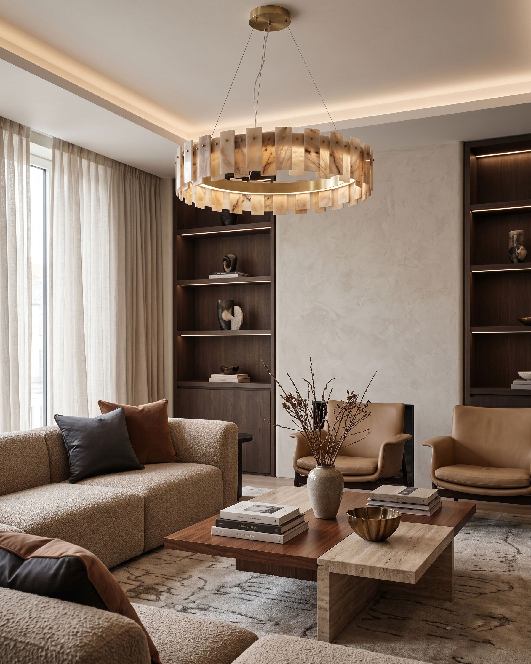 Sylvan Alabaster Chandelier