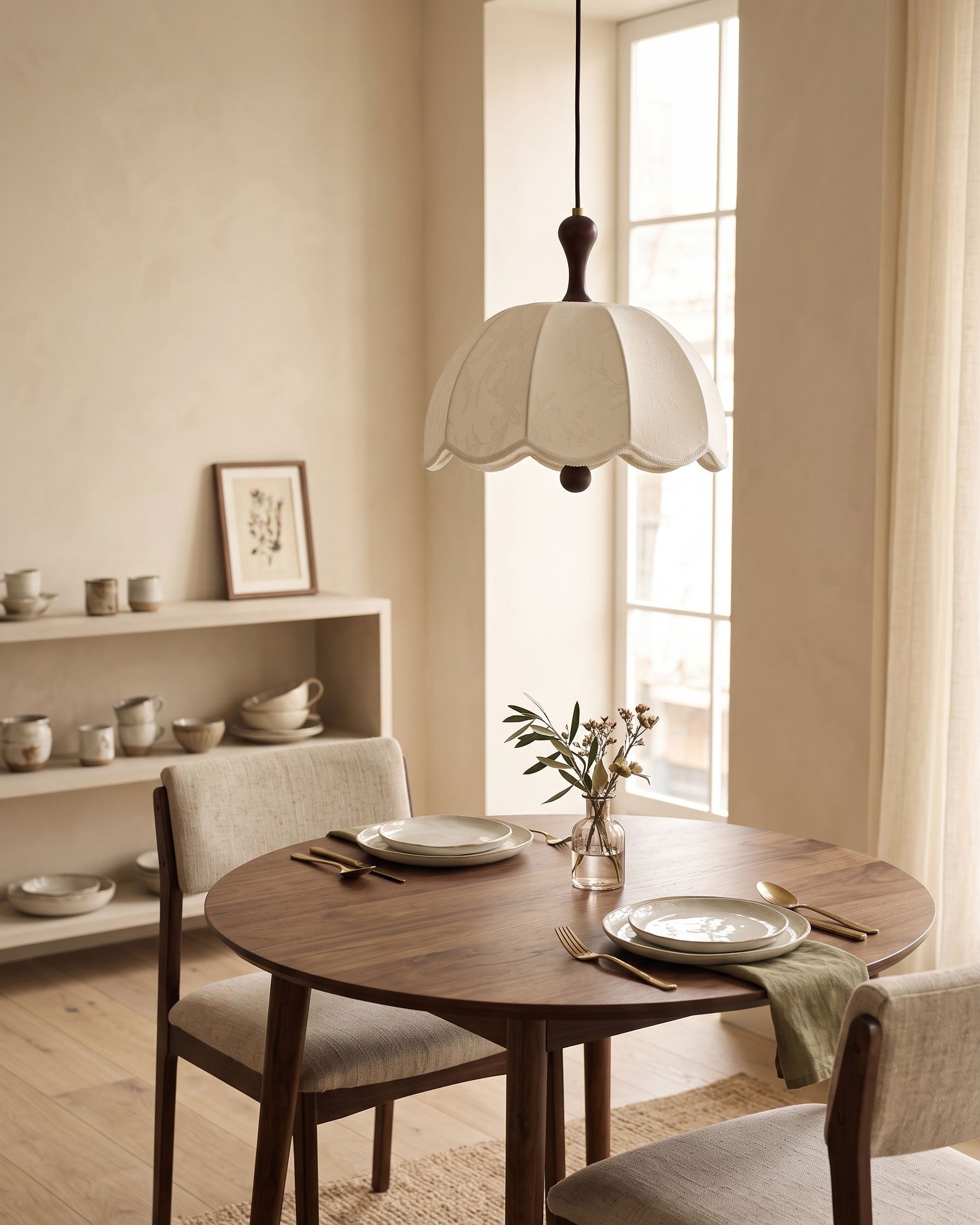 Tallulah Embroidered Pendant Light
