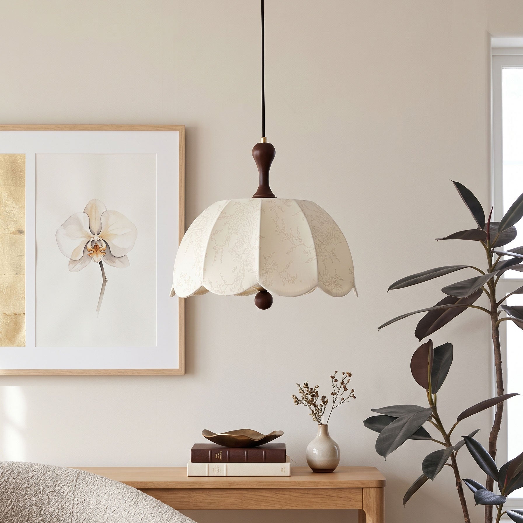 Tallulah Embroidered Pendant Light