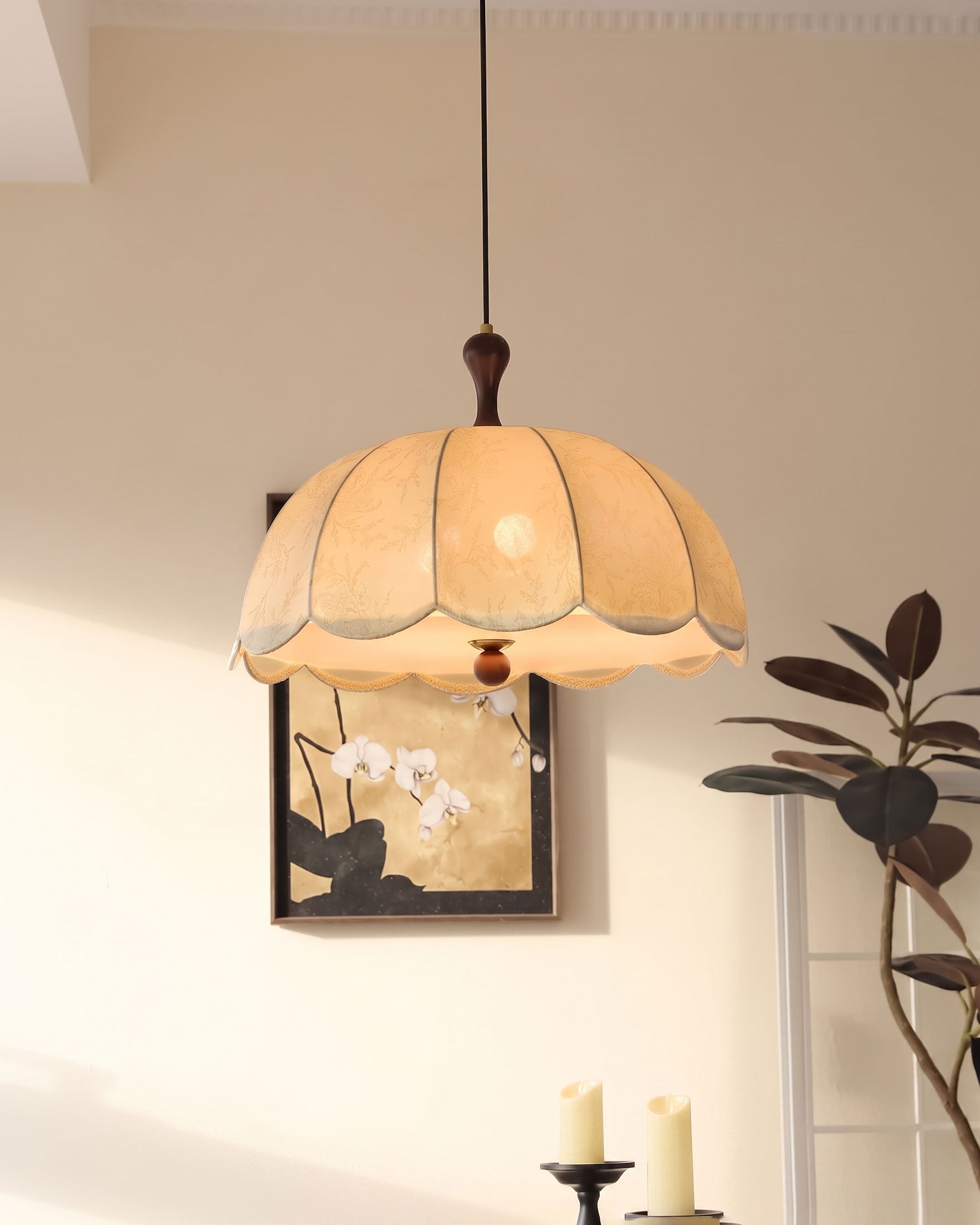 Tallulah Embroidered Pendant Light
