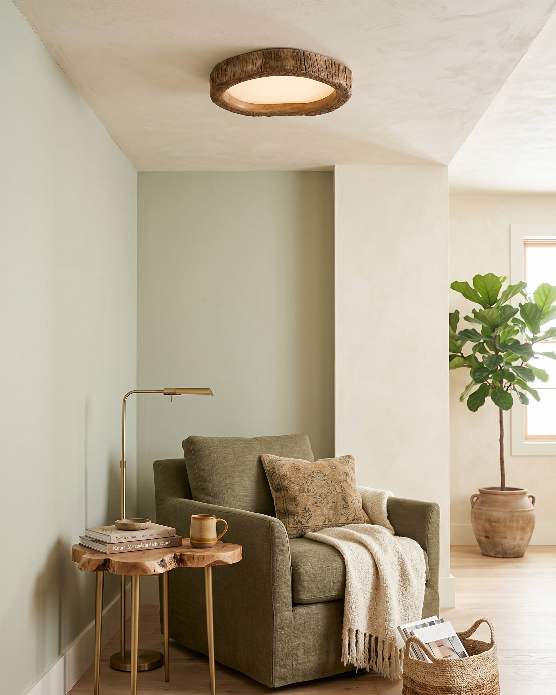 Tavish Rustic Flush Mount