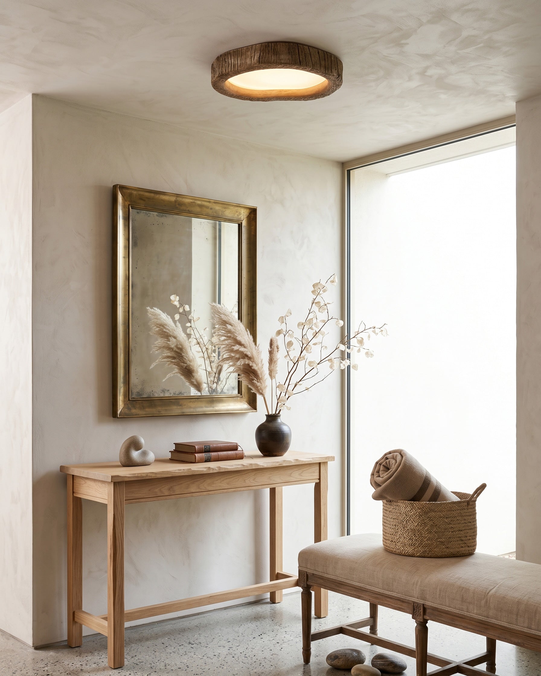 Tavish Rustic Flush Mount