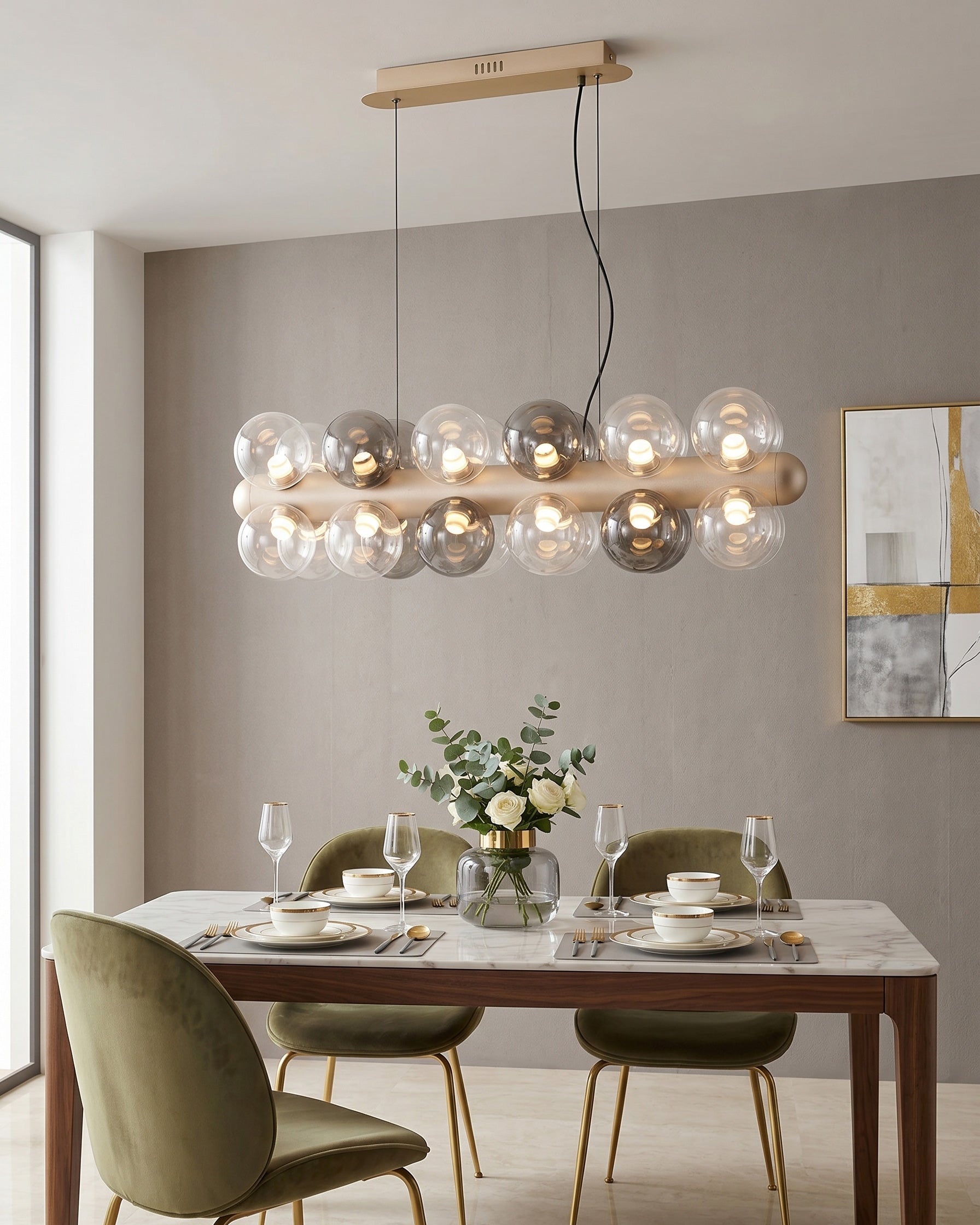 Thalia Prismatic Globe Chandelier