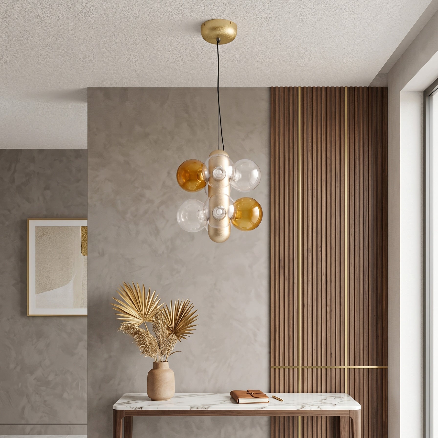 Thalia Prismatic Globe Chandelier