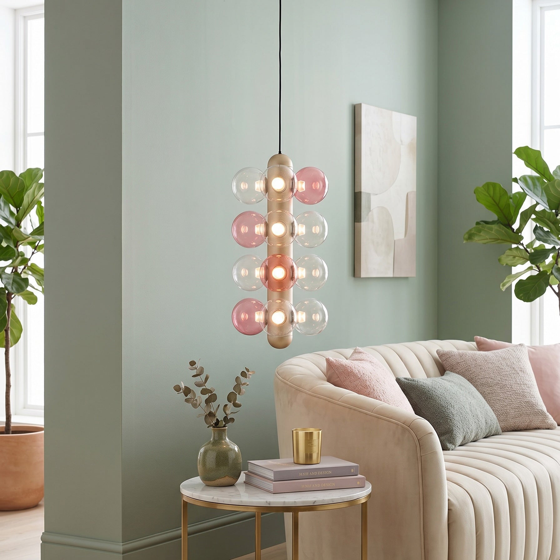 Thalia Prismatic Globe Chandelier