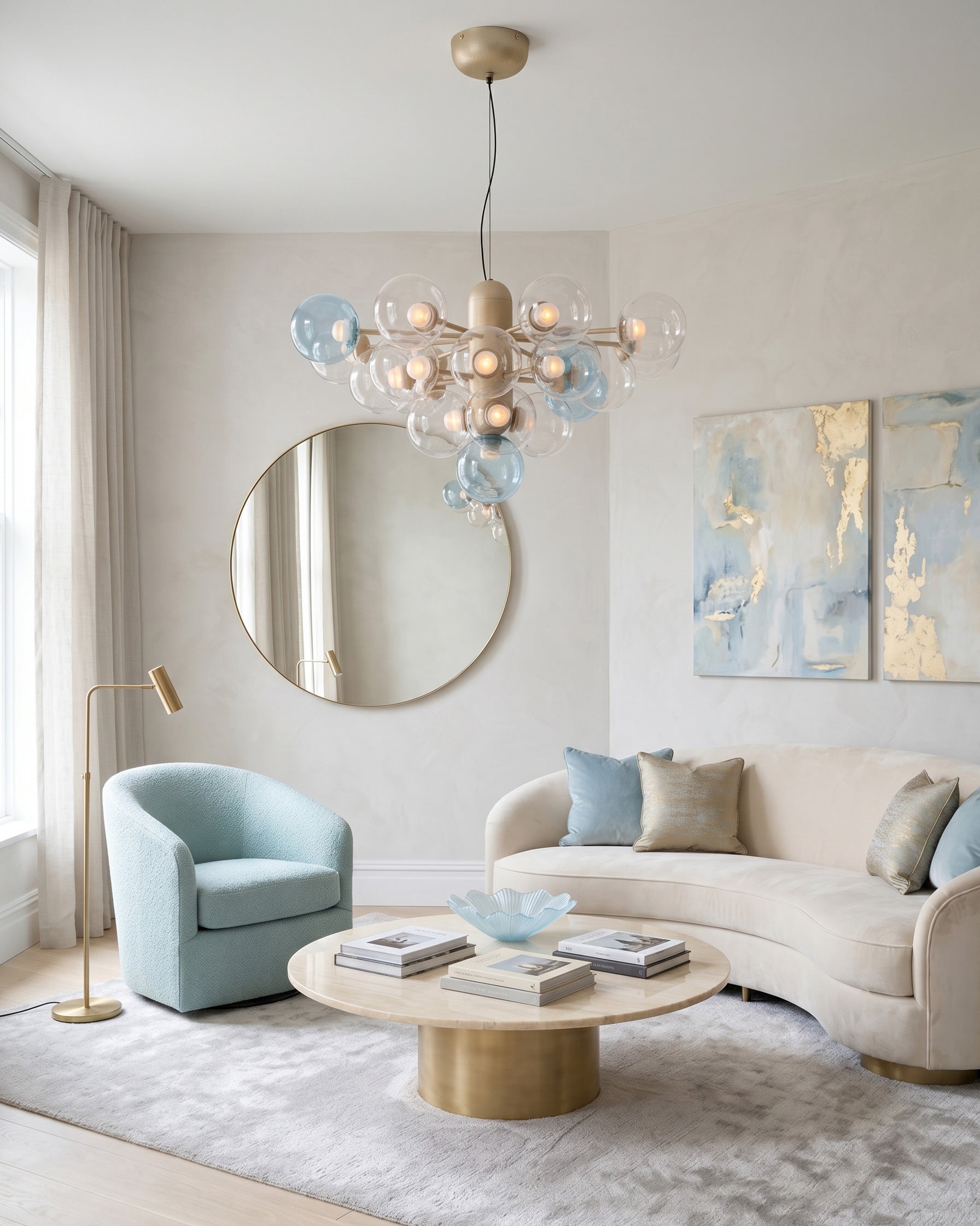 Thalia Prismatic Globe Chandelier