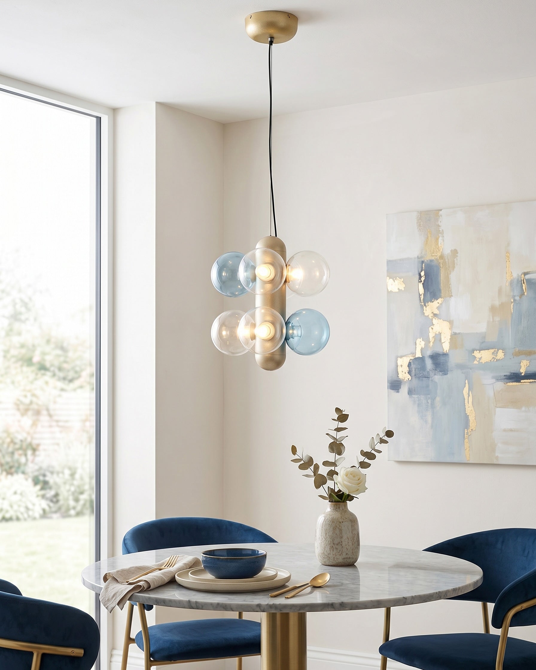 Thalia Prismatic Globe Chandelier