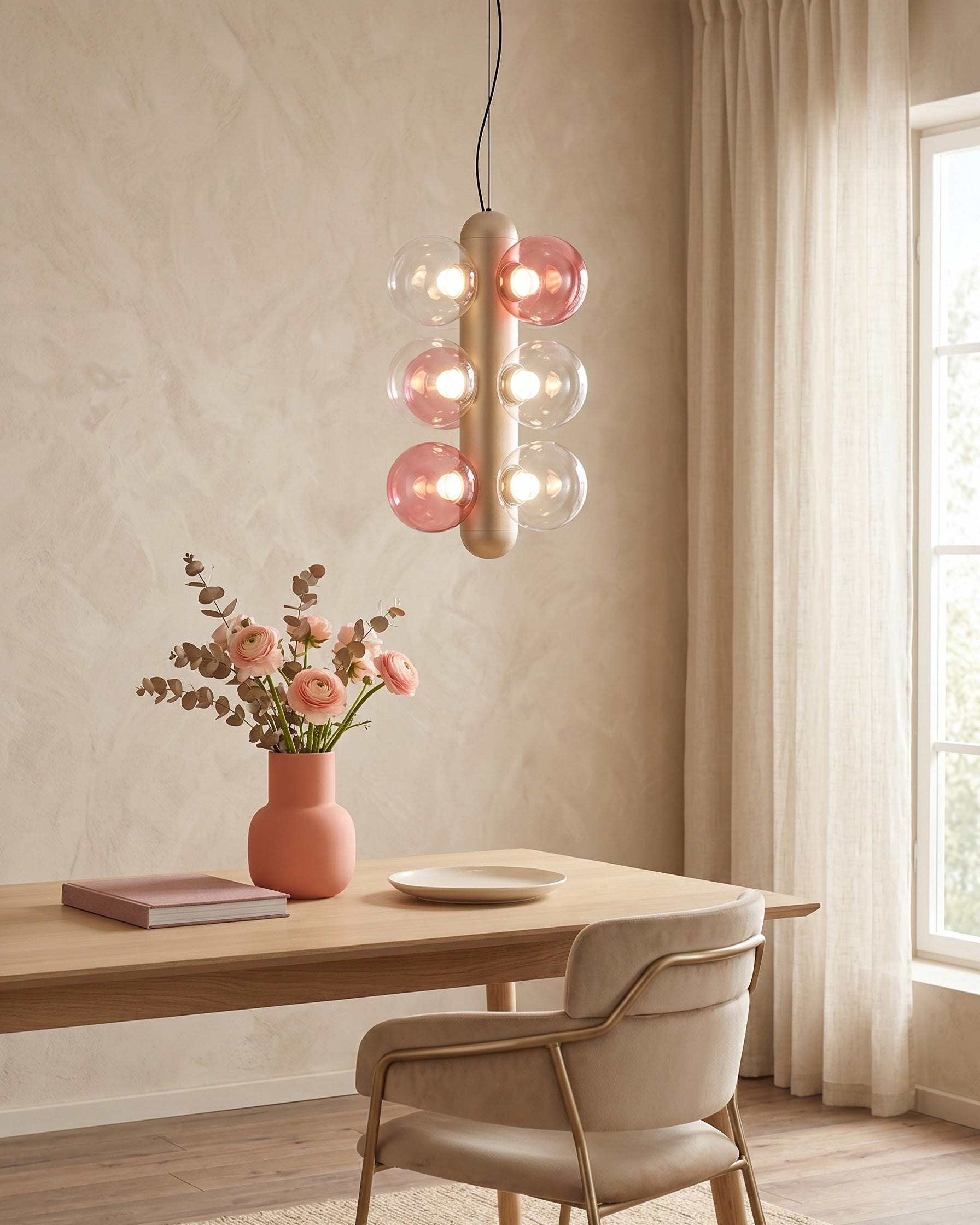 Thalia Prismatic Globe Chandelier