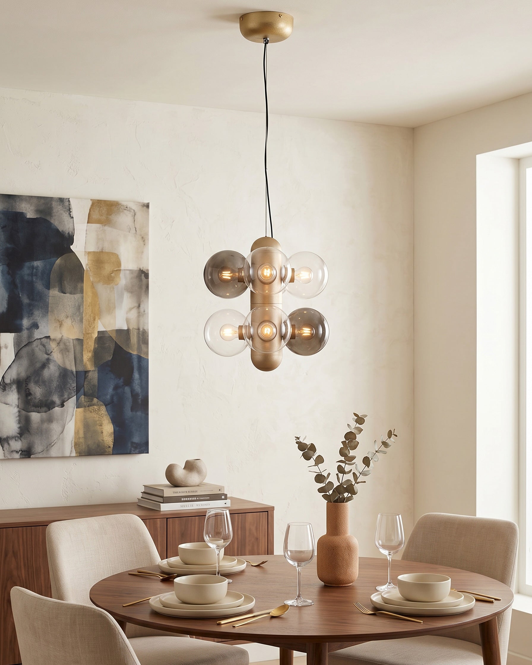 Thalia Prismatic Globe Chandelier