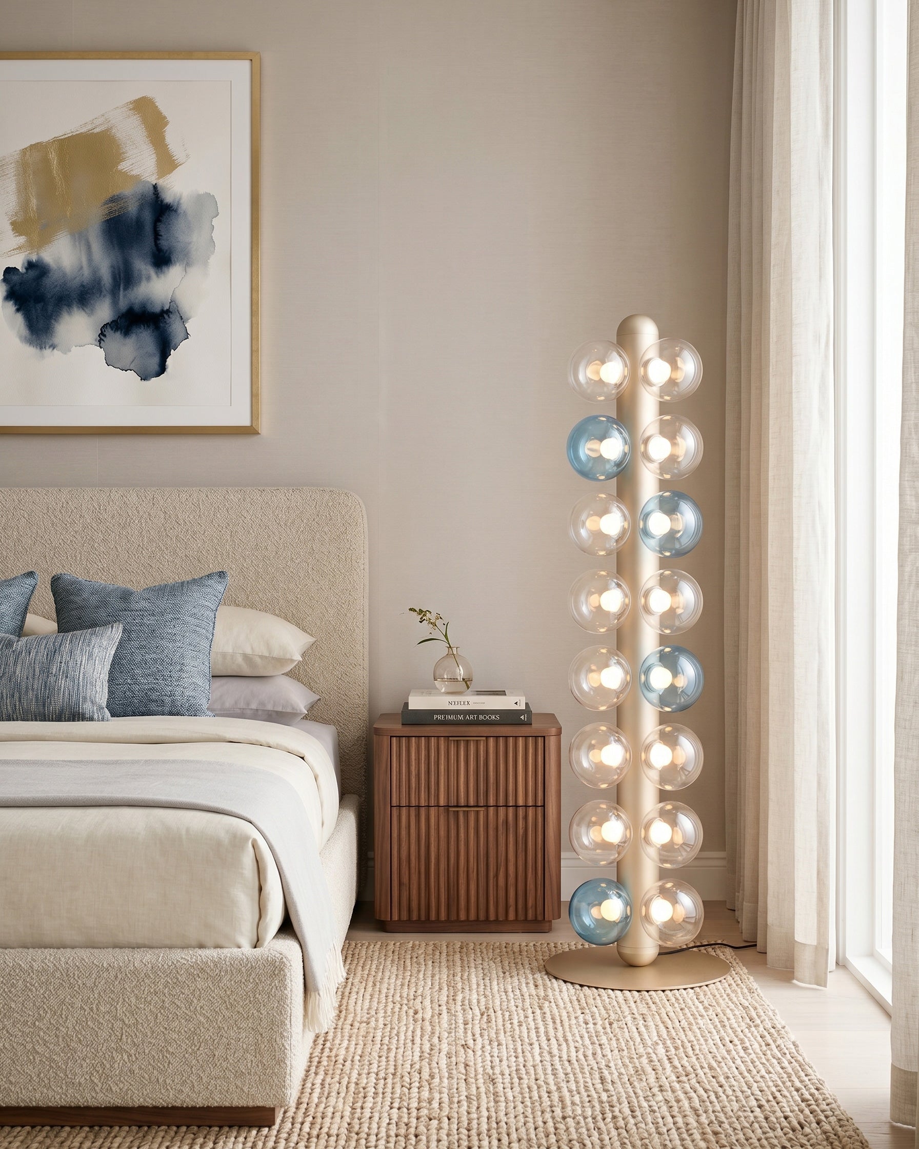 Thalia Prismatic Globe Floor Lamp
