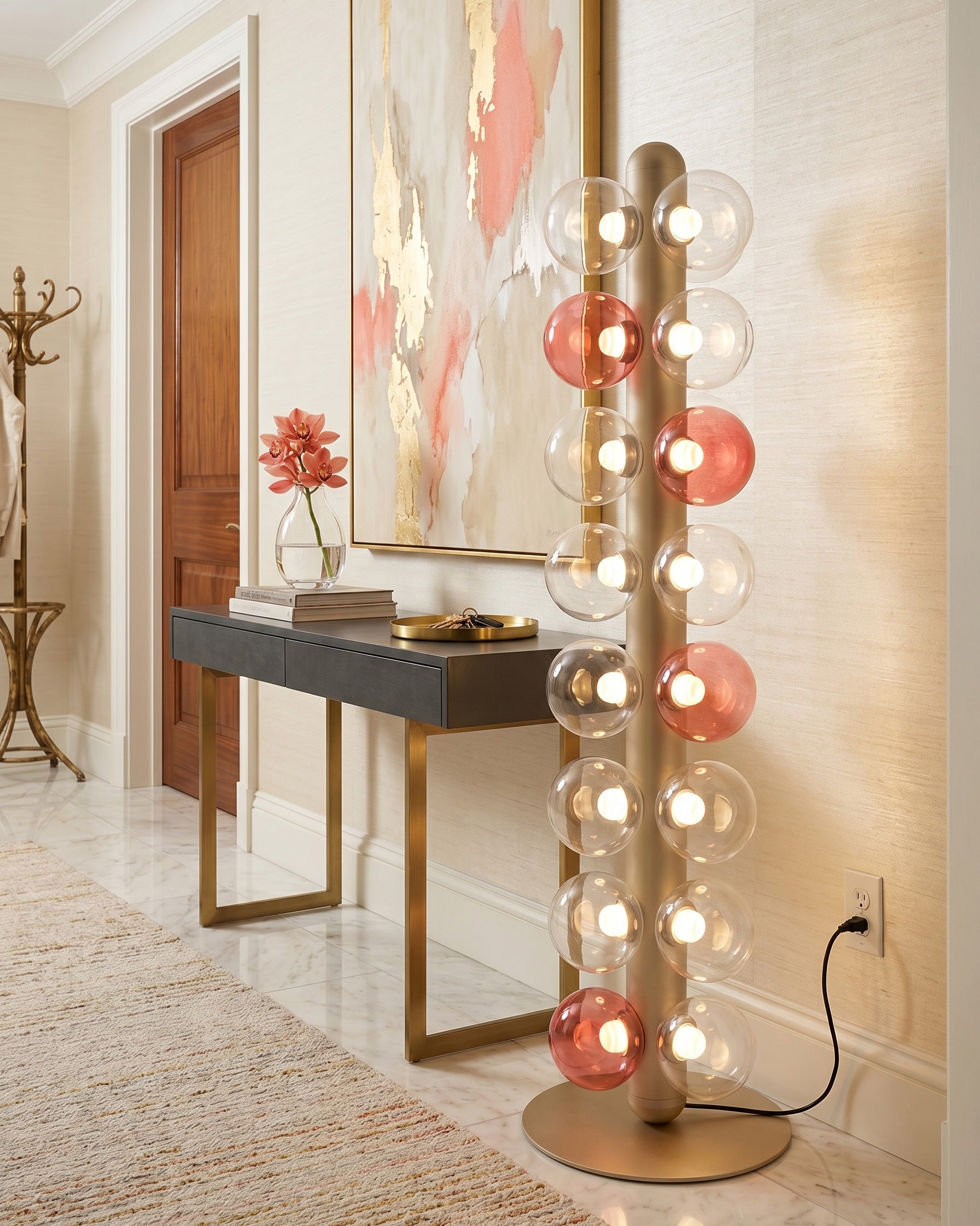 Thalia Prismatic Globe Floor Lamp