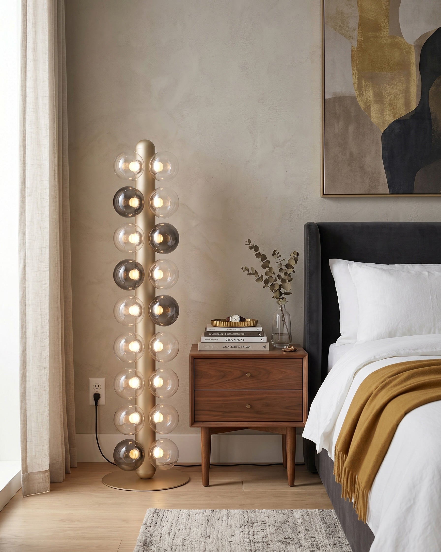 Thalia Prismatic Globe Floor Lamp