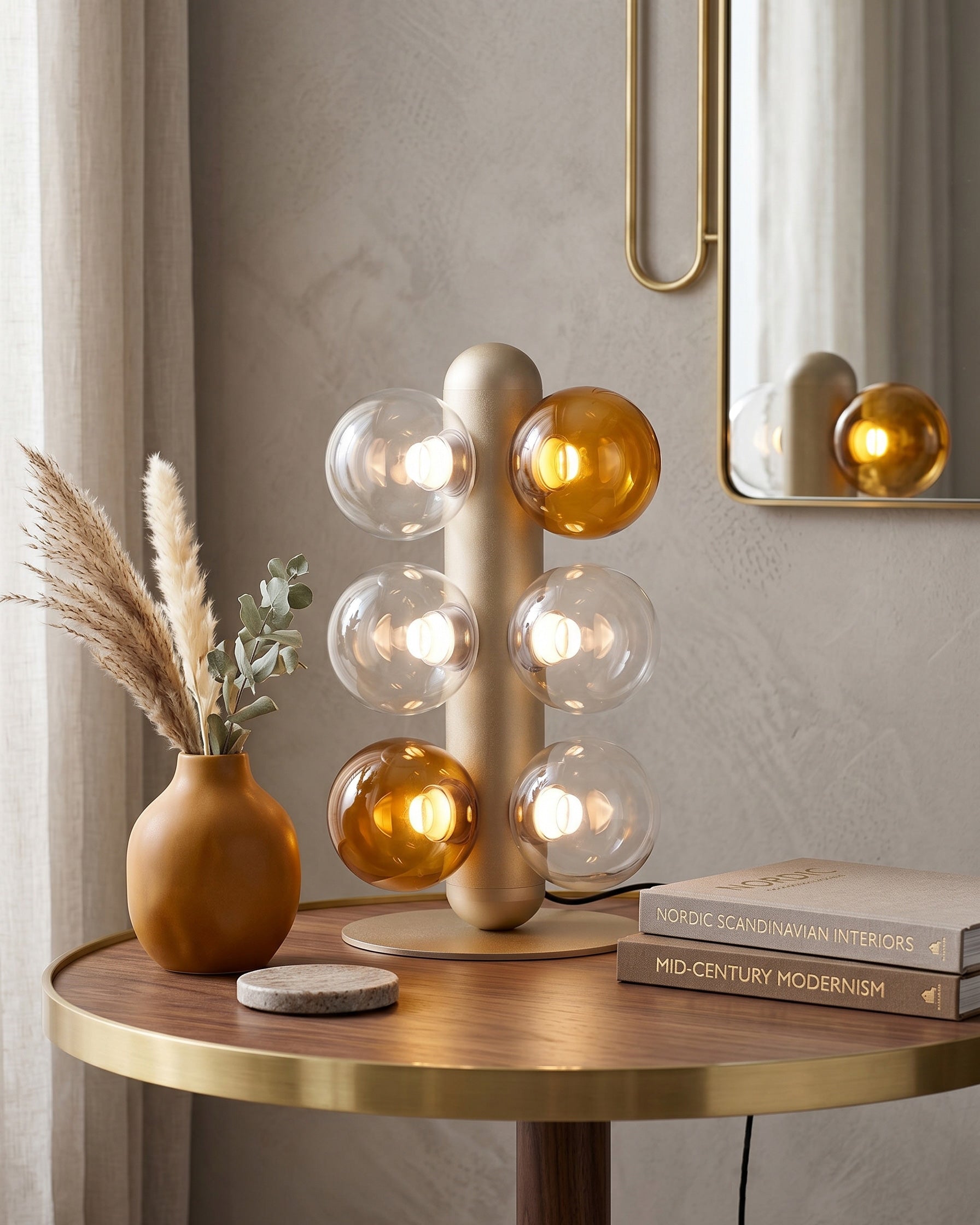 Thalia Prismatic Globe Table Lamp