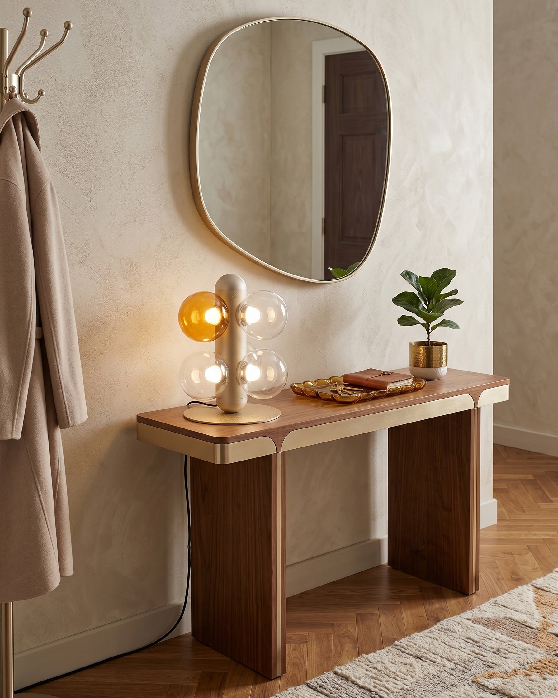 Thalia Prismatic Globe Table Lamp