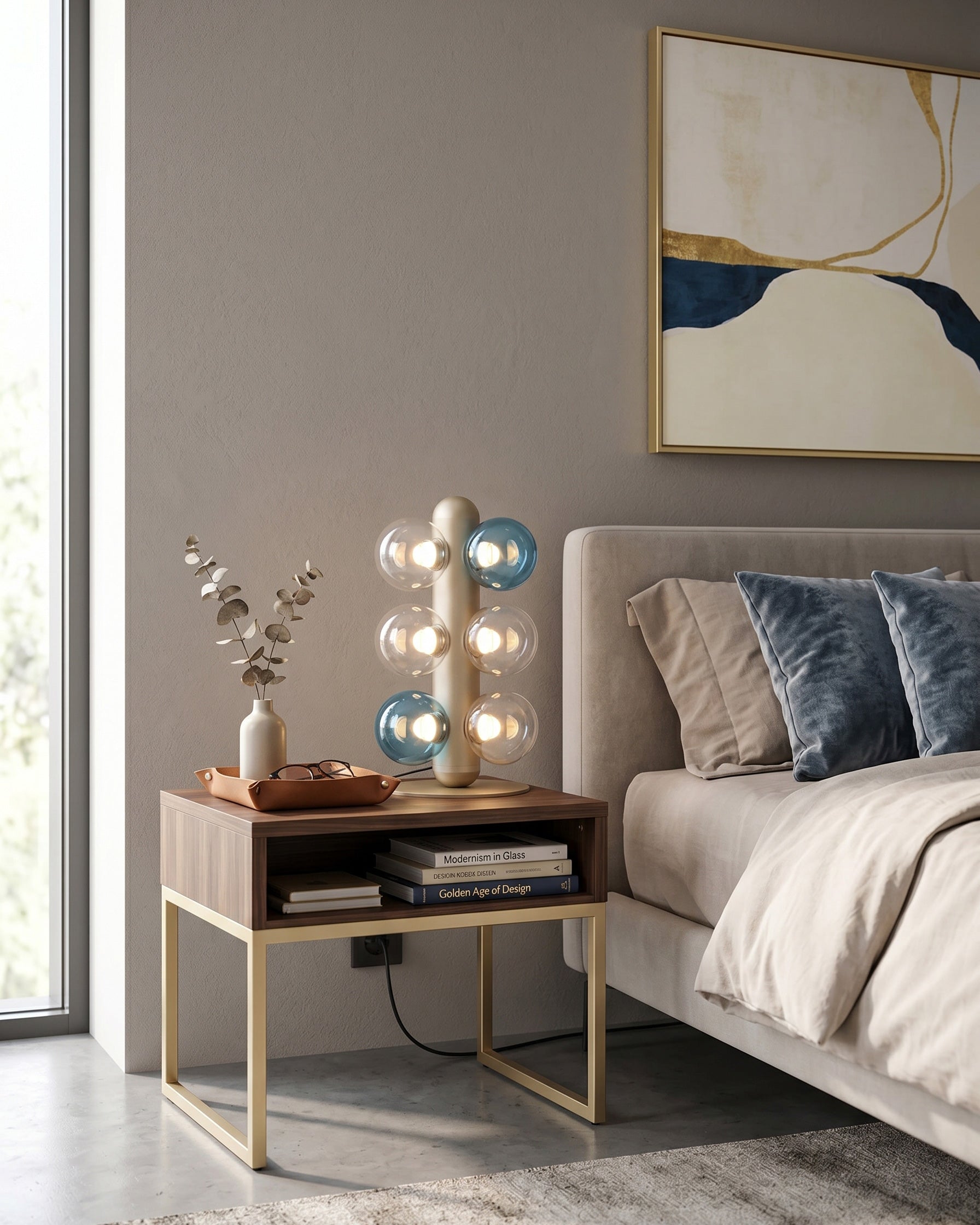 Thalia Prismatic Globe Table Lamp