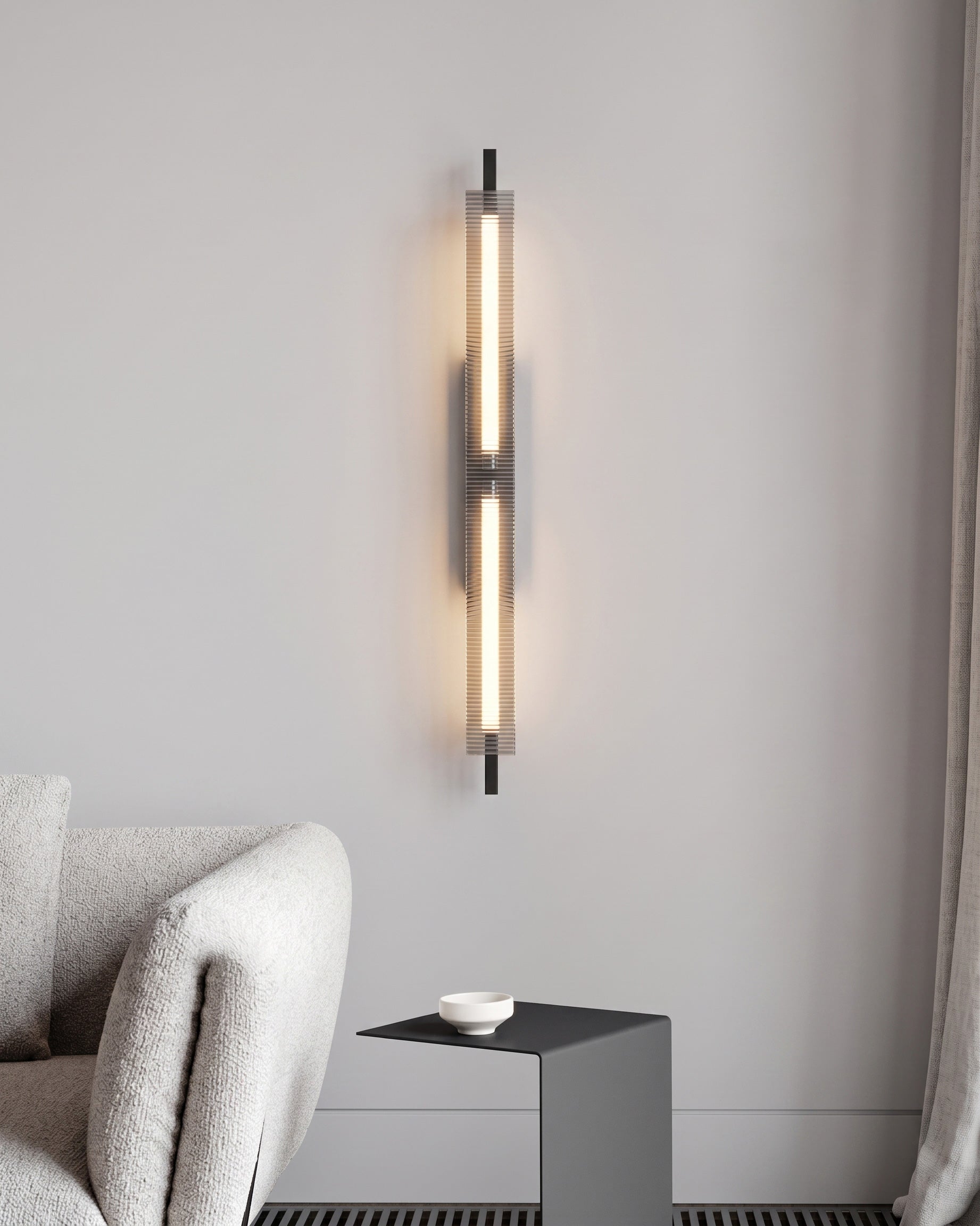 Thao Fluted Glass Wall Sconce