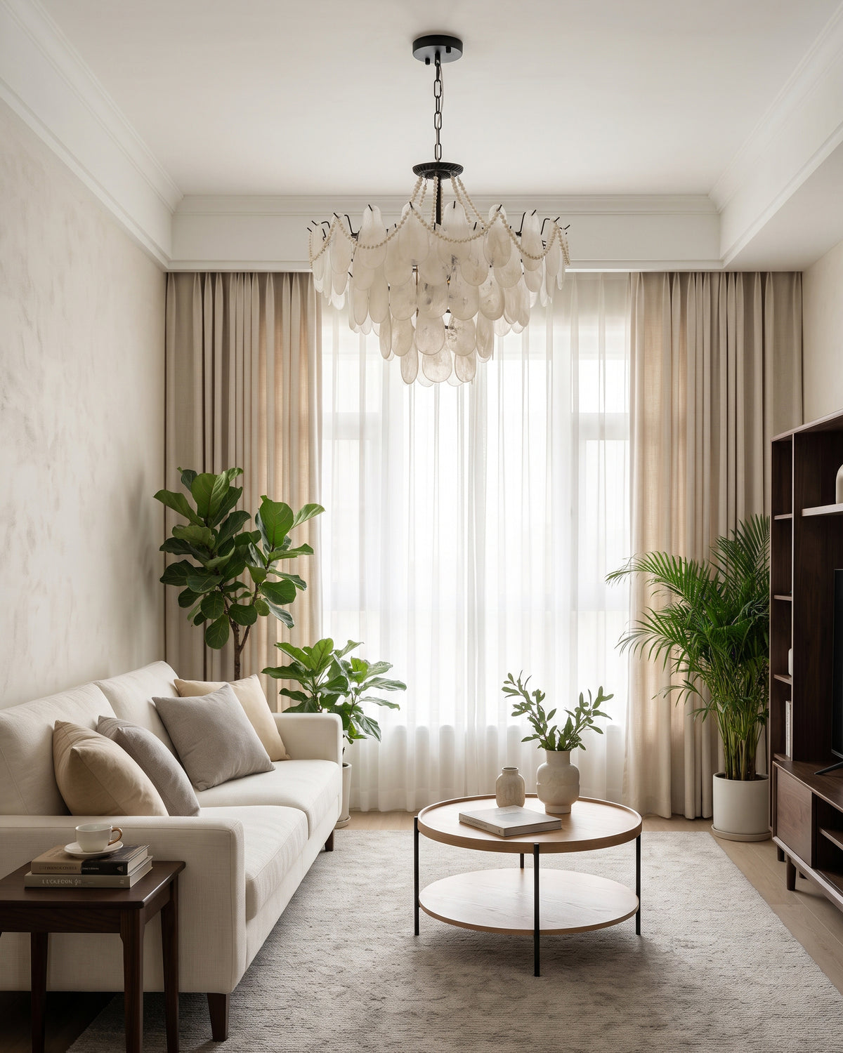 Theodora Beaded Glass Chandelier
