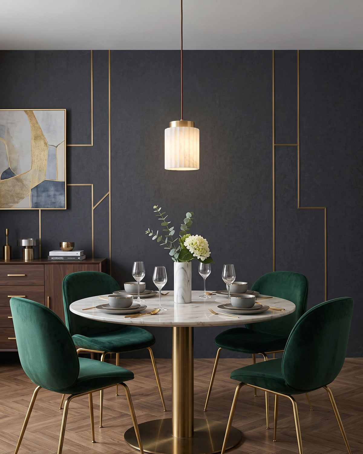 Tibor Alabaster Pendant Lamp