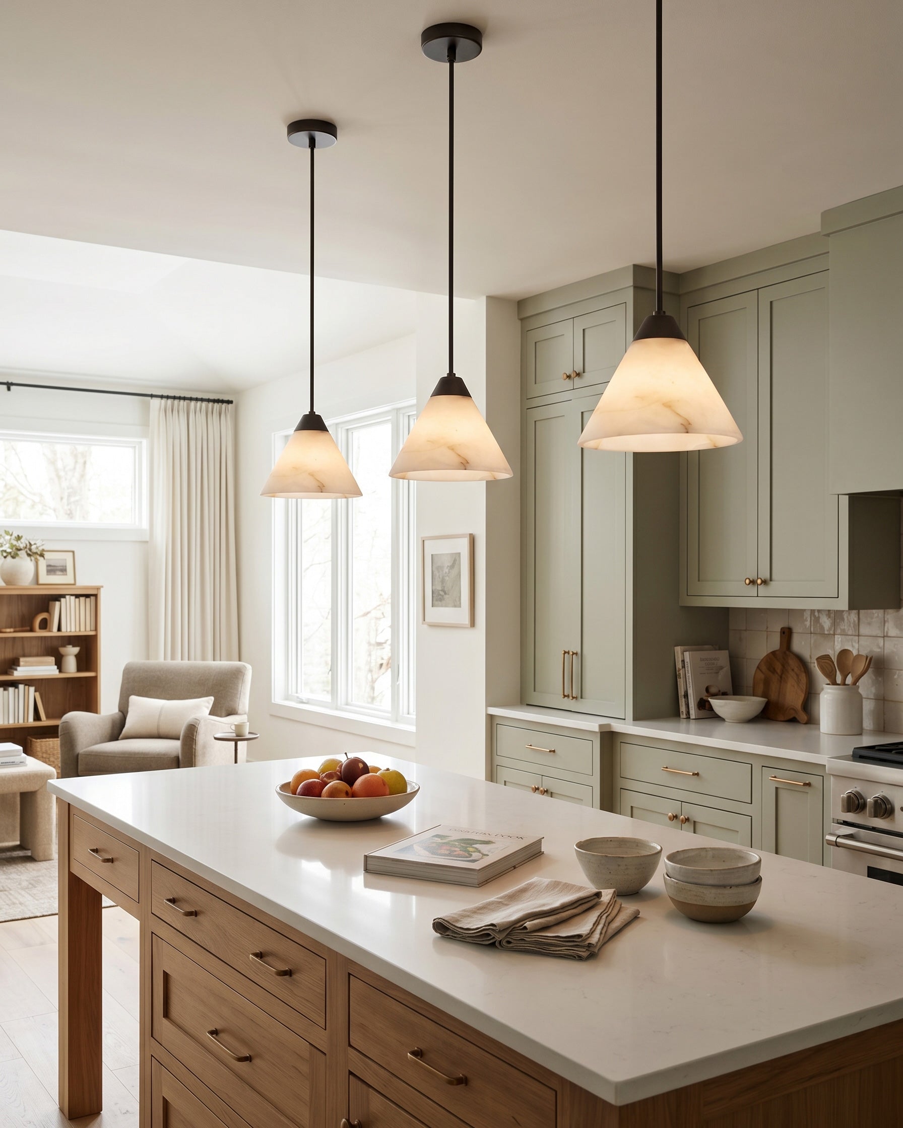 Torin Alabaster Pendant Light