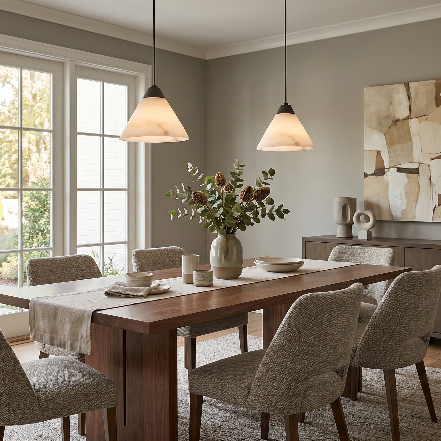 Torin Alabaster Pendant Light