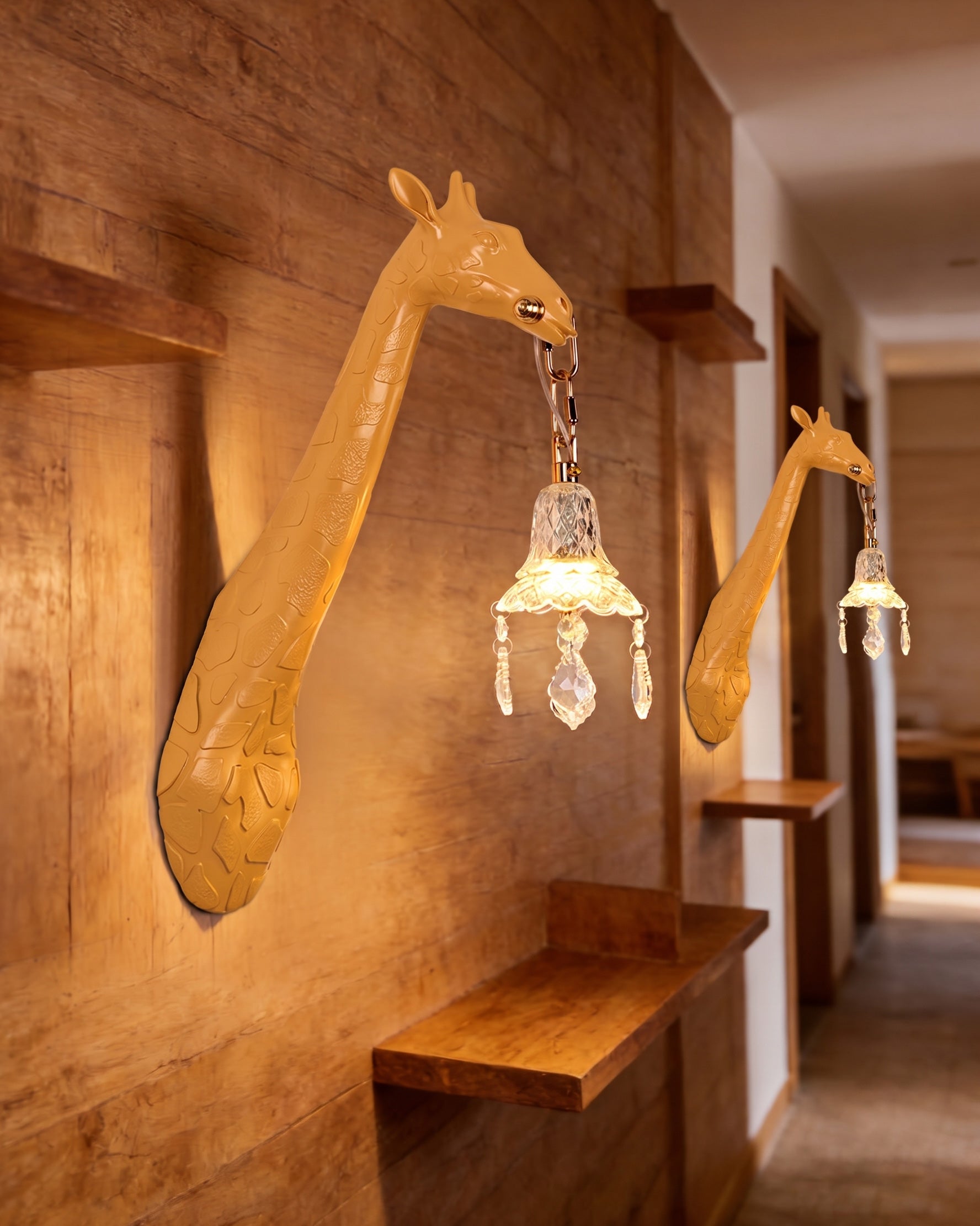 Valerio Giraffe Crystal Wall Sconce