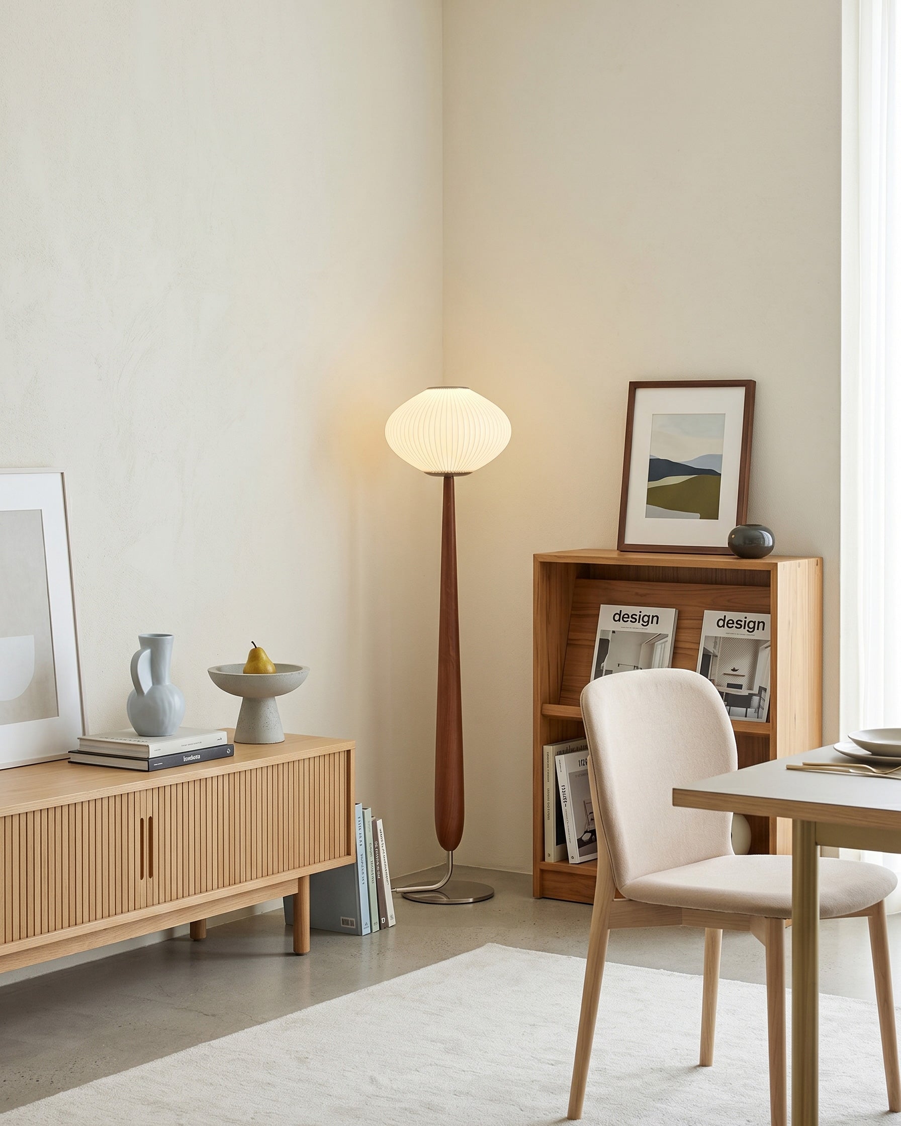 Vance Walnut Floor Lamp