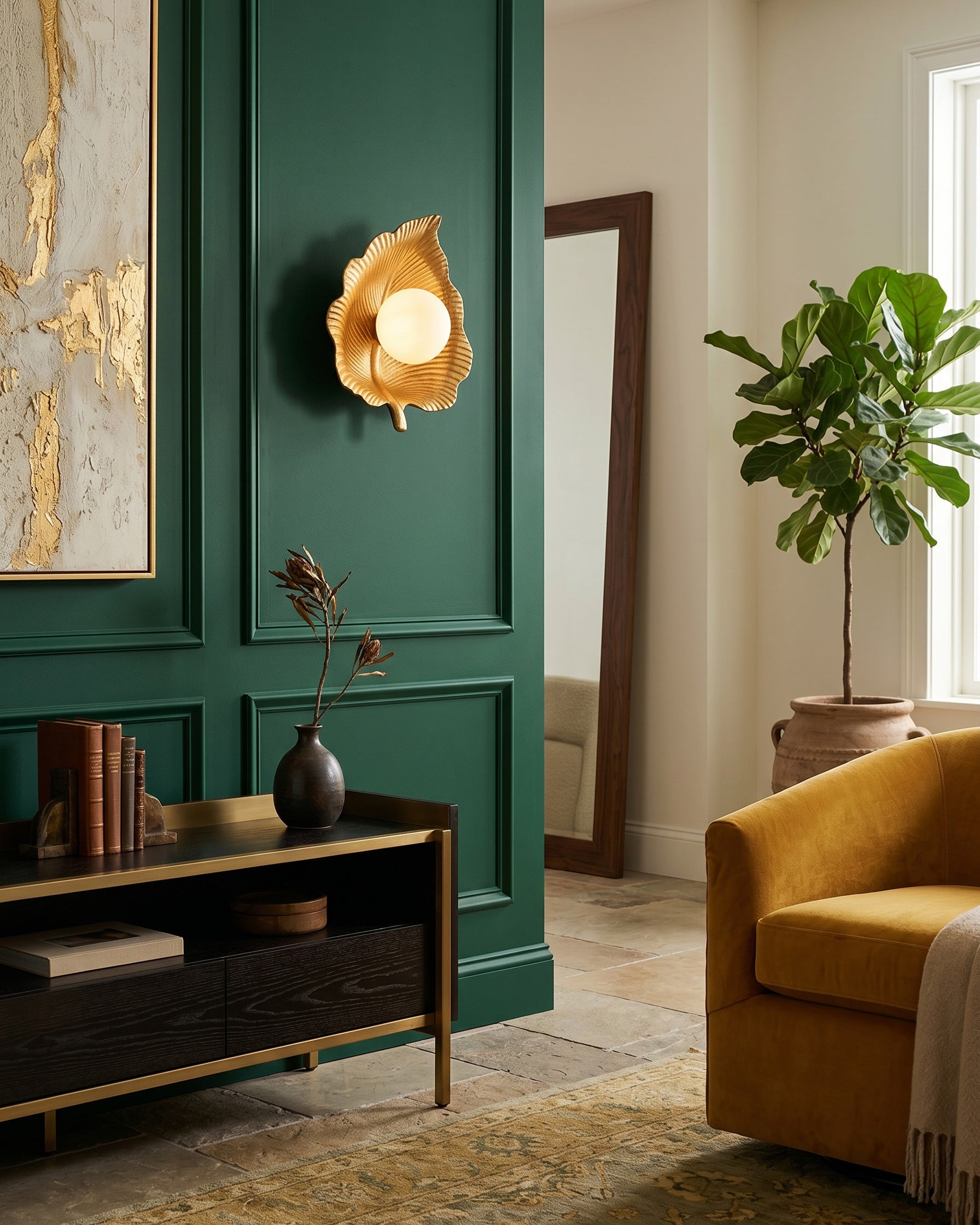 Veda Ginkgo Wall Sconce