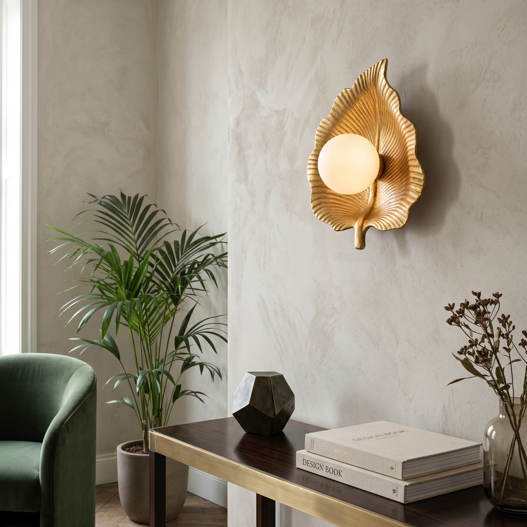 Veda Ginkgo Wall Sconce