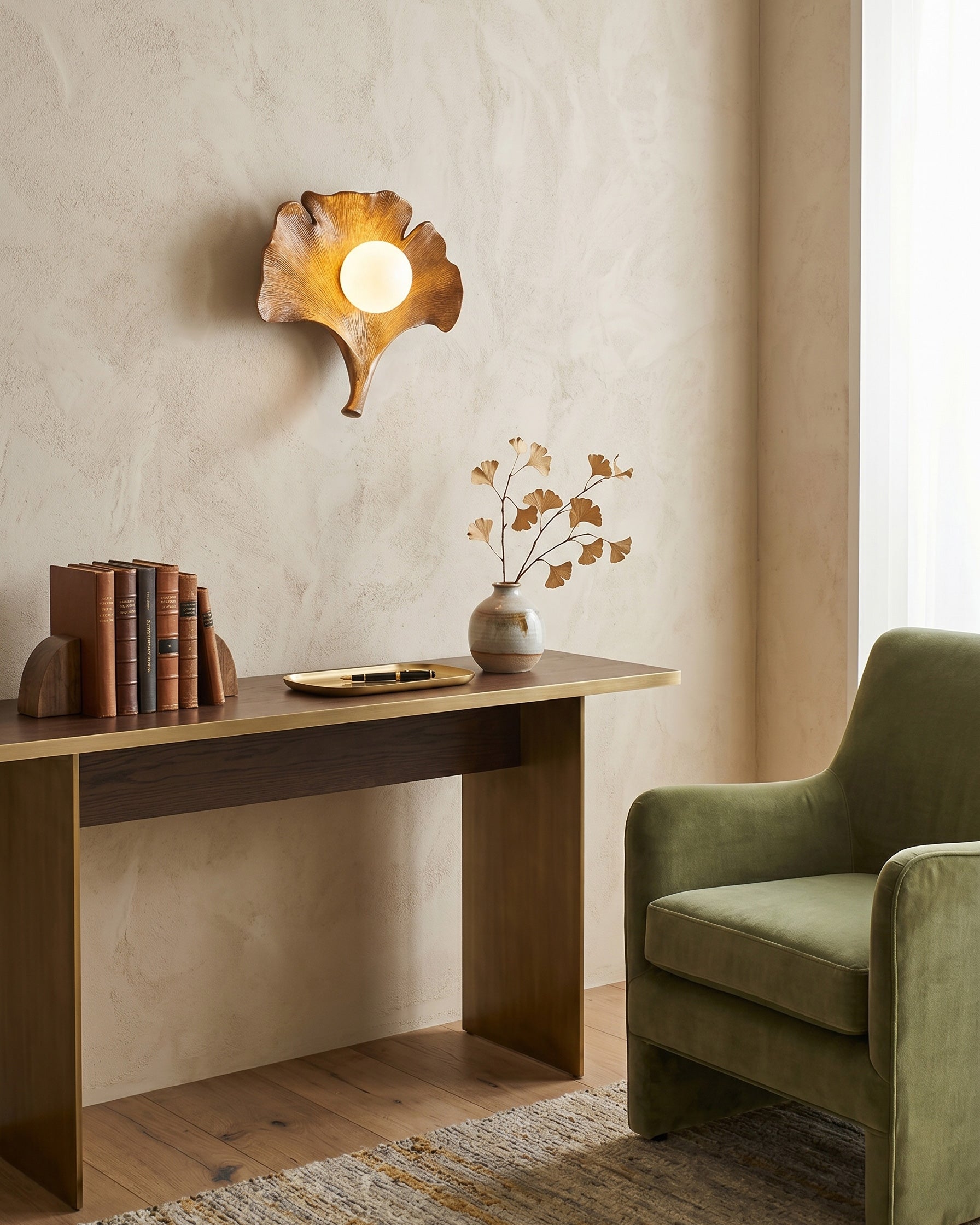 Veda Ginkgo Wall Sconce