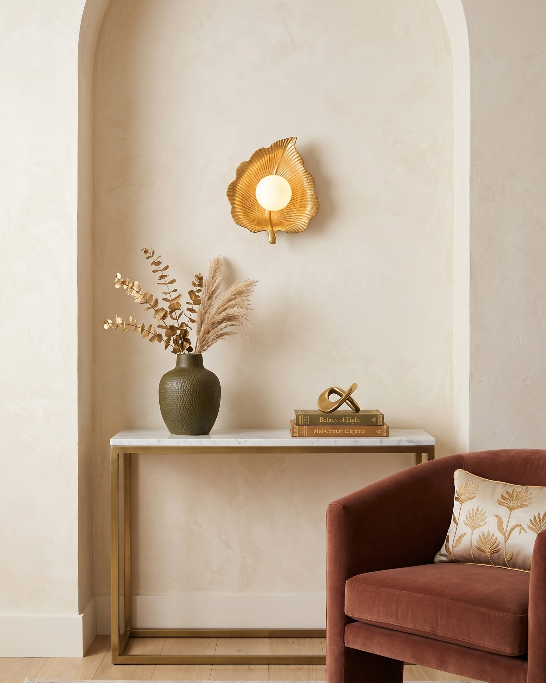 Veda Ginkgo Wall Sconce