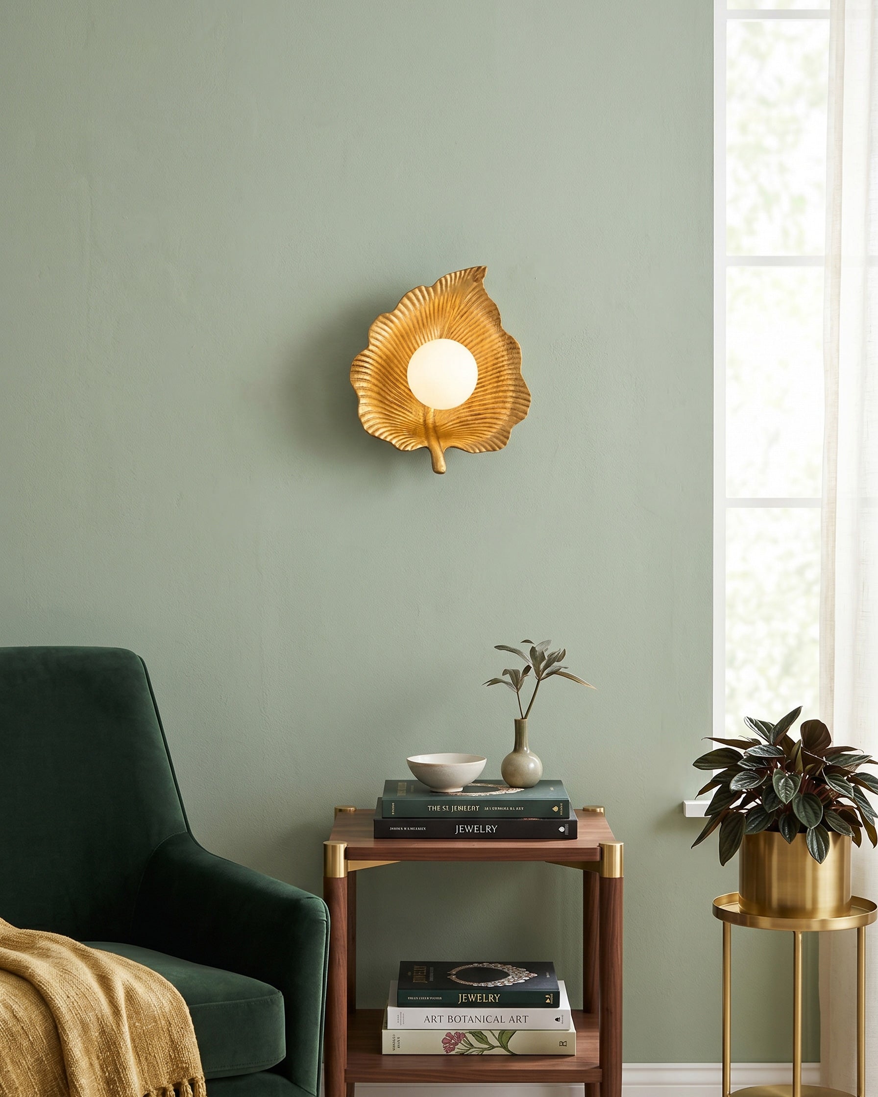 Veda Ginkgo Wall Sconce