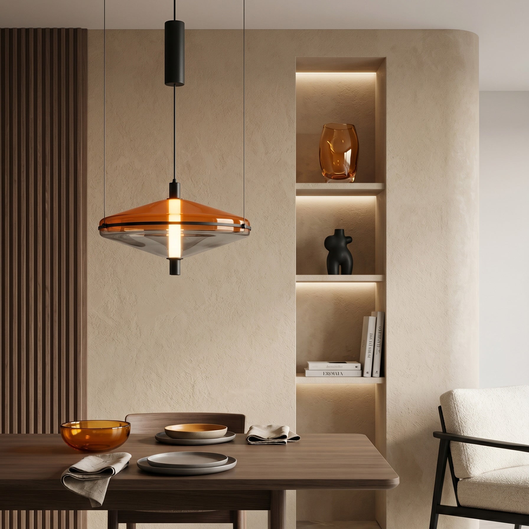 Vesper Saucer Pendant Light
