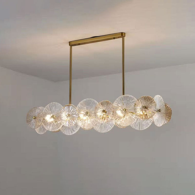 Whitaker Glass Disc Chandelier