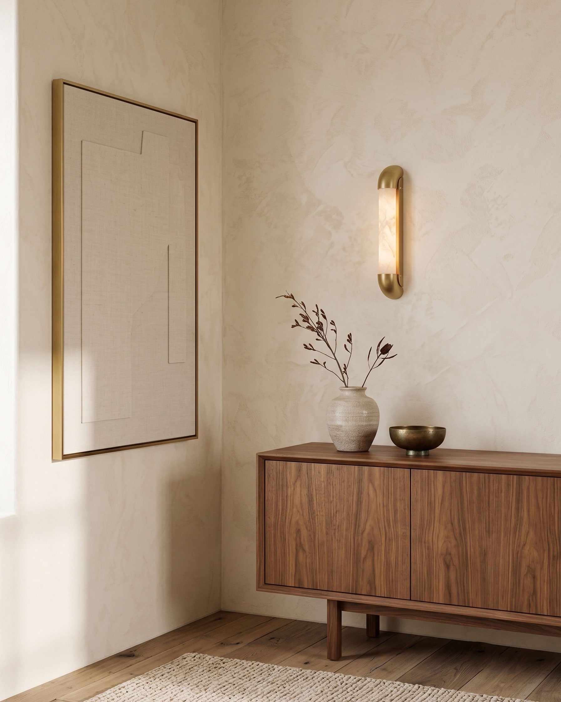 Winslow Opal Stone Wall Sconce