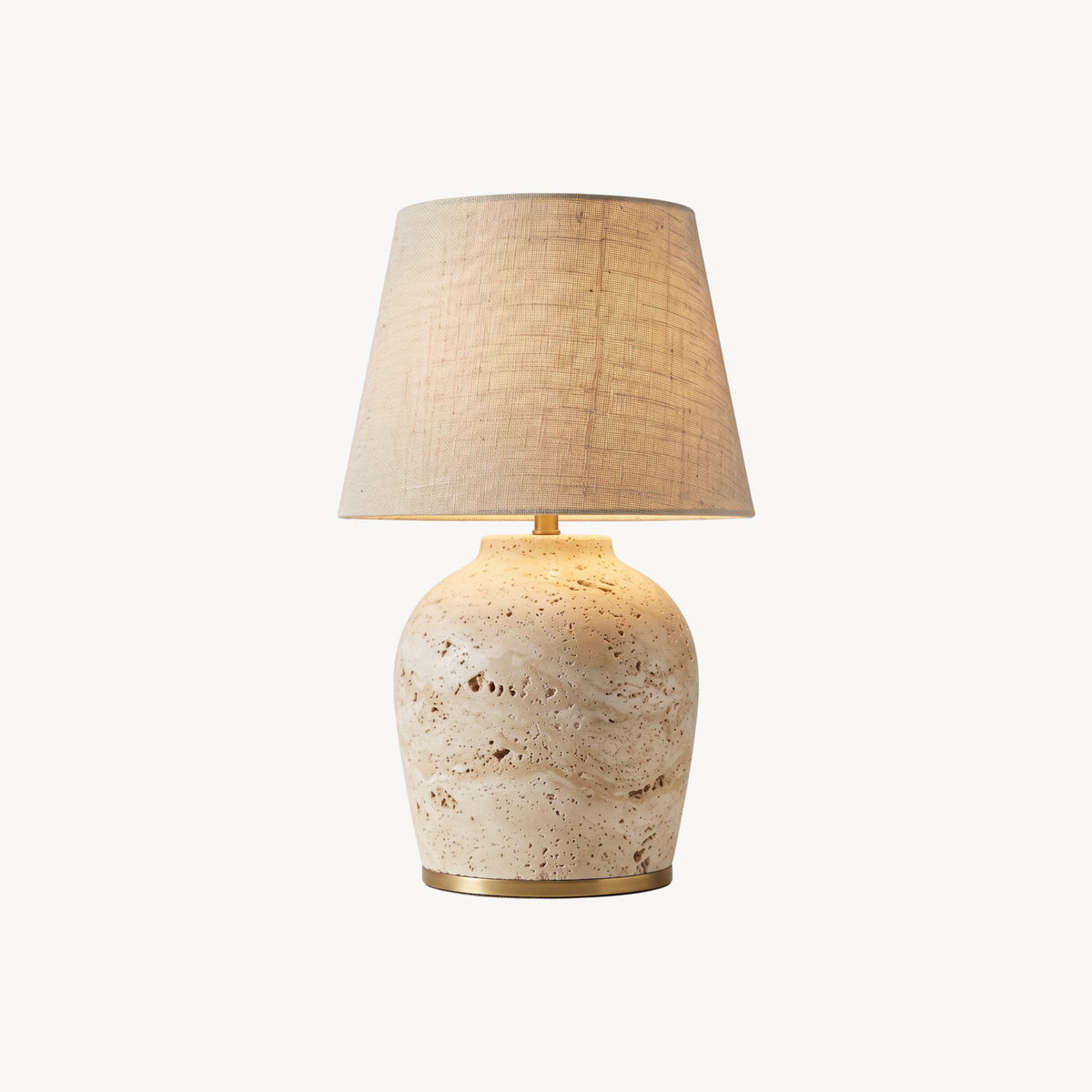 Witten Travertine Table Lamp