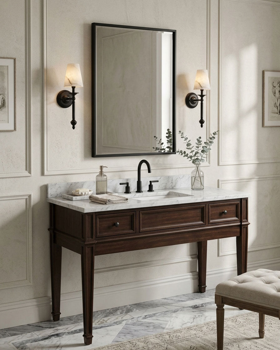 Zalibet Alabaster Wall Sconce