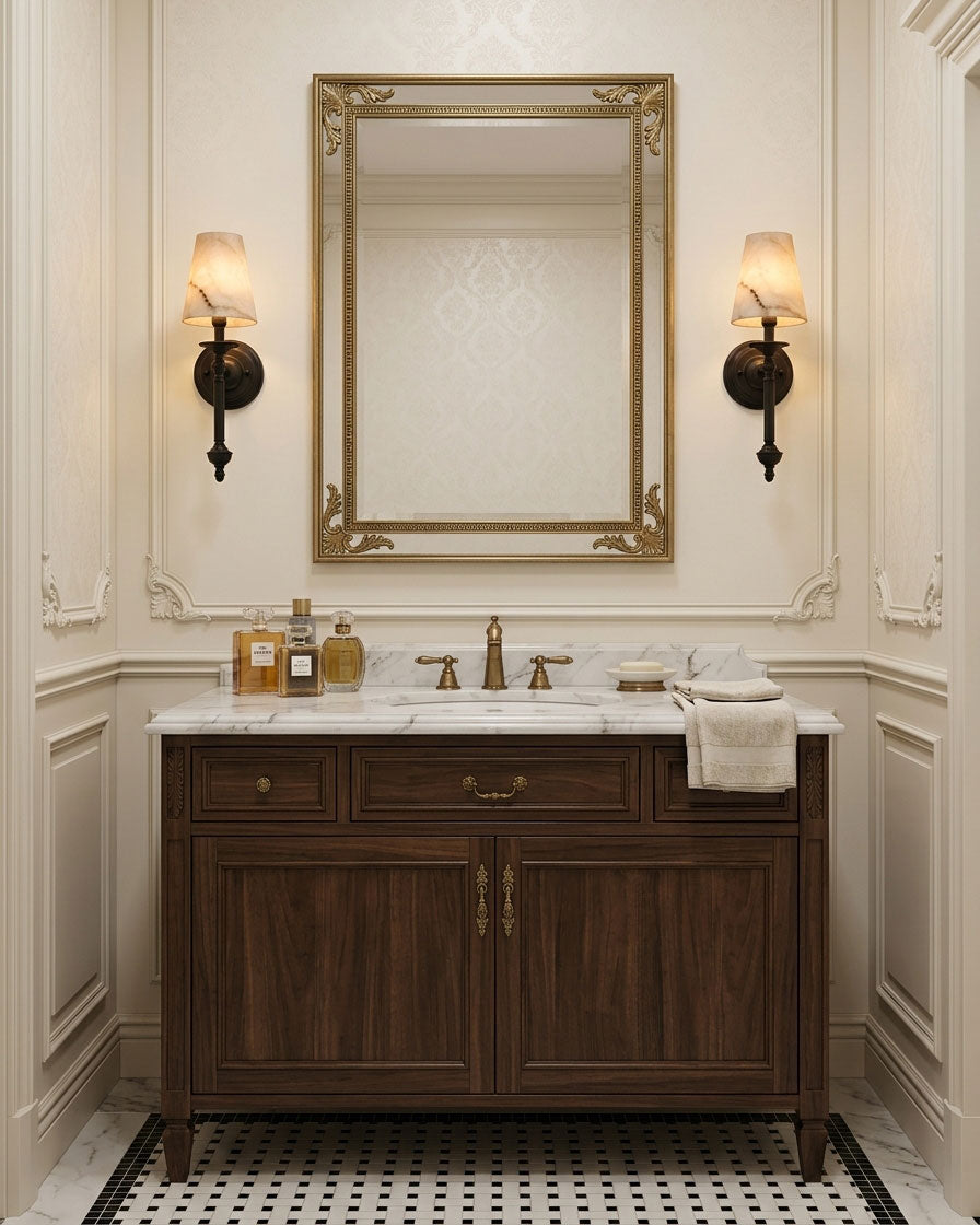 Zalibet Alabaster Wall Sconce