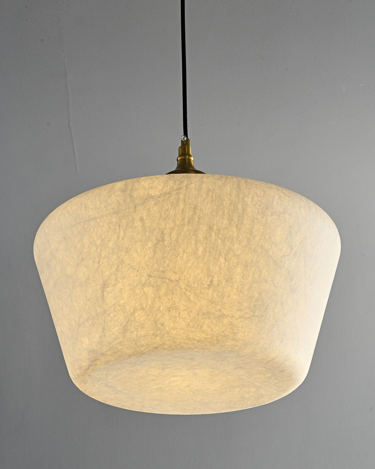 Zebulon Mulberry Silk Pendant Light
