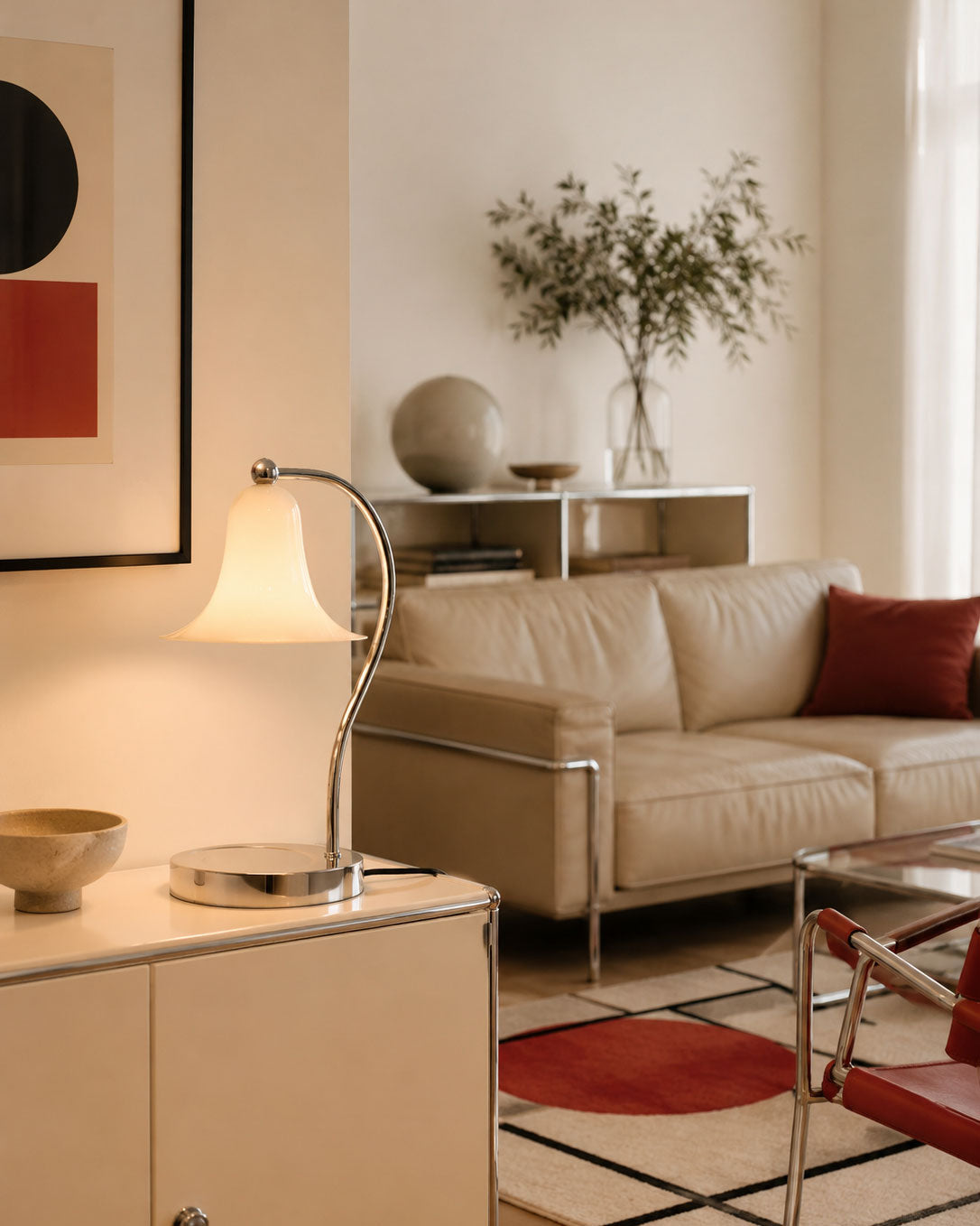 Zenobia Colorful Candle Table Lamp