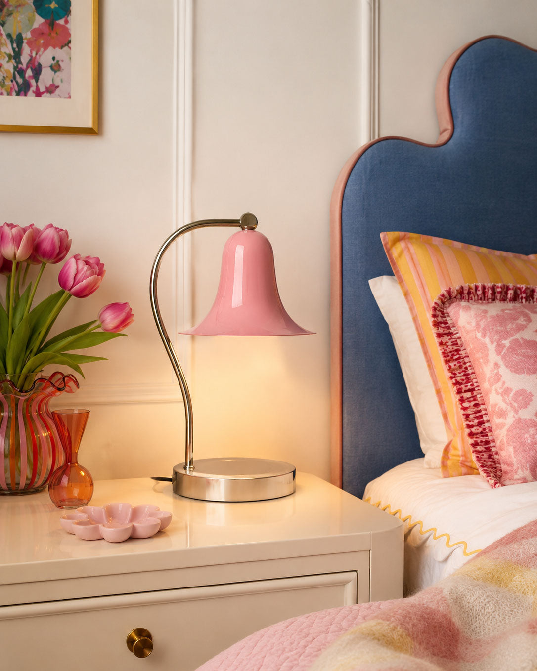 Zenobia Colorful Candle Table Lamp