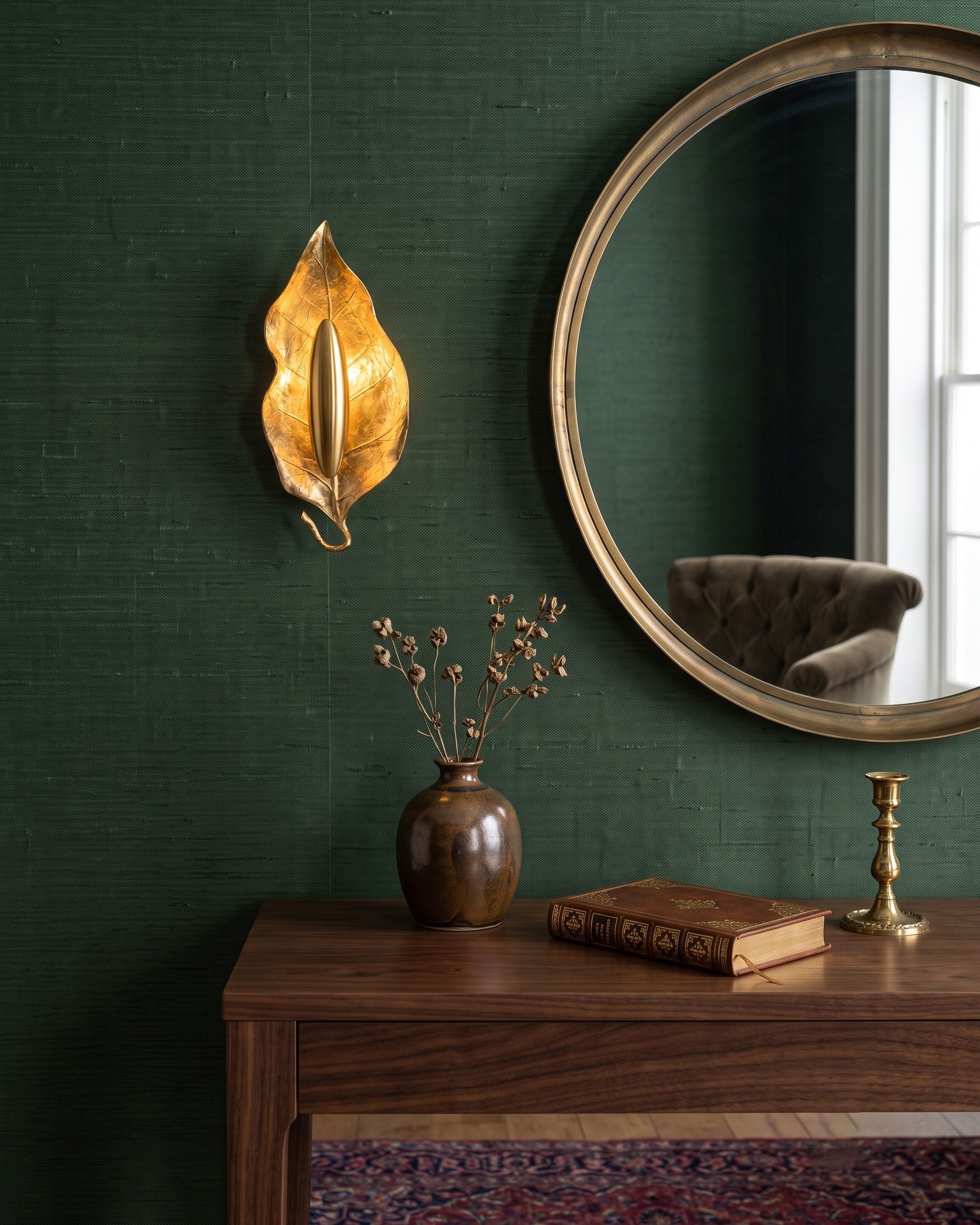 Rayonshine Zephyr Golden Leaf Wall Sconce — Detail View 14
